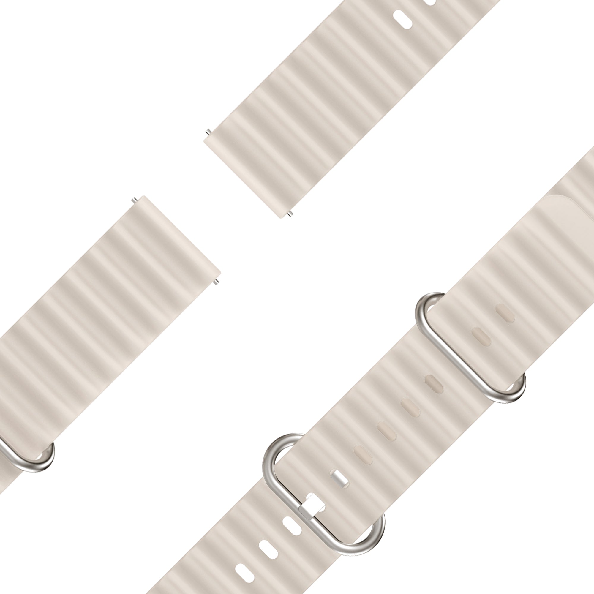 Bandz Garmin Vivomove 3 Ocean Armband 'Classic' (Beige)