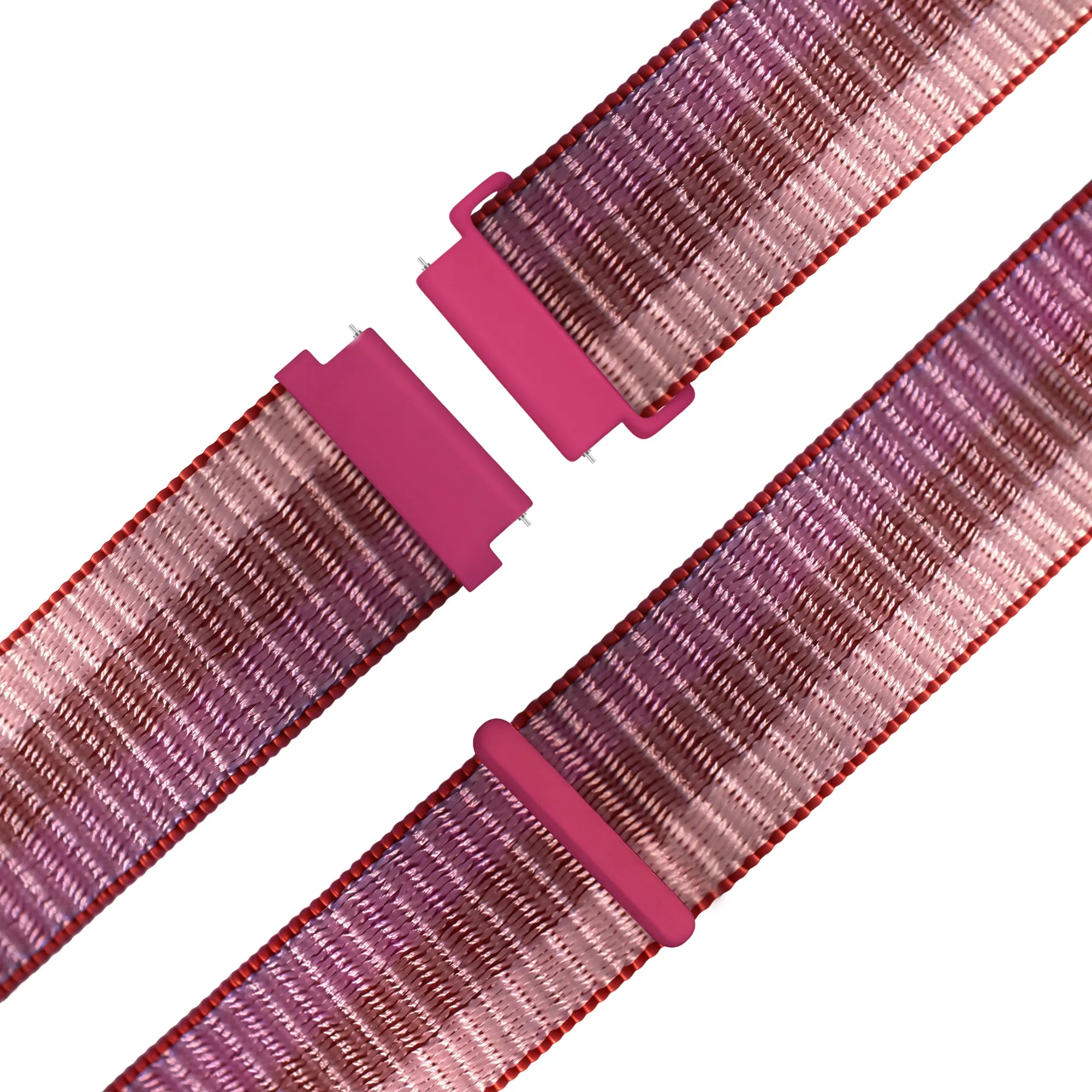 Bandz Garmin Forerunner 265s Nylon Loop Armband (Berry)