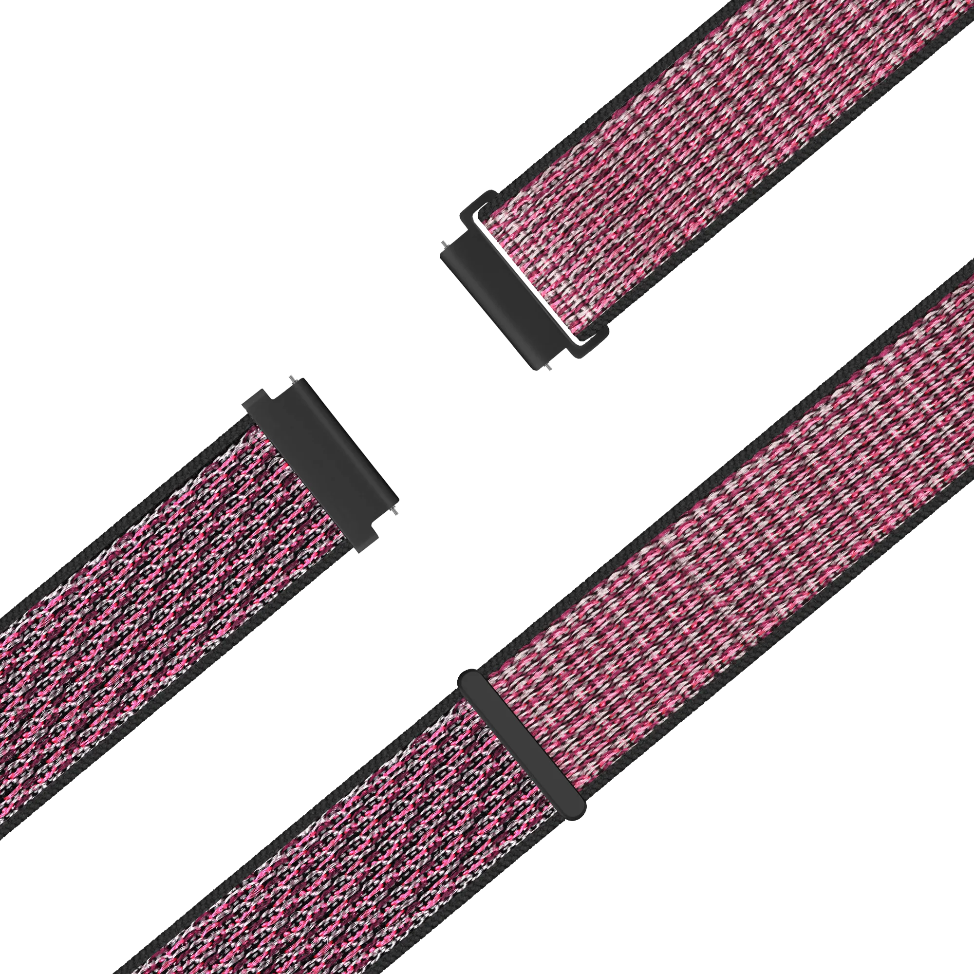 Bandz Garmin Forerunner 70 Nylon Loop Armband (Berry)