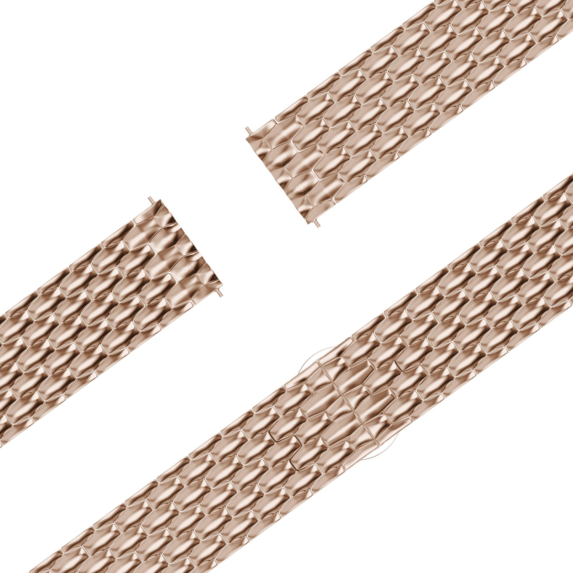 Bandz Garmin Approach S44 Stahlarmband 'Dragon' (Roségold)