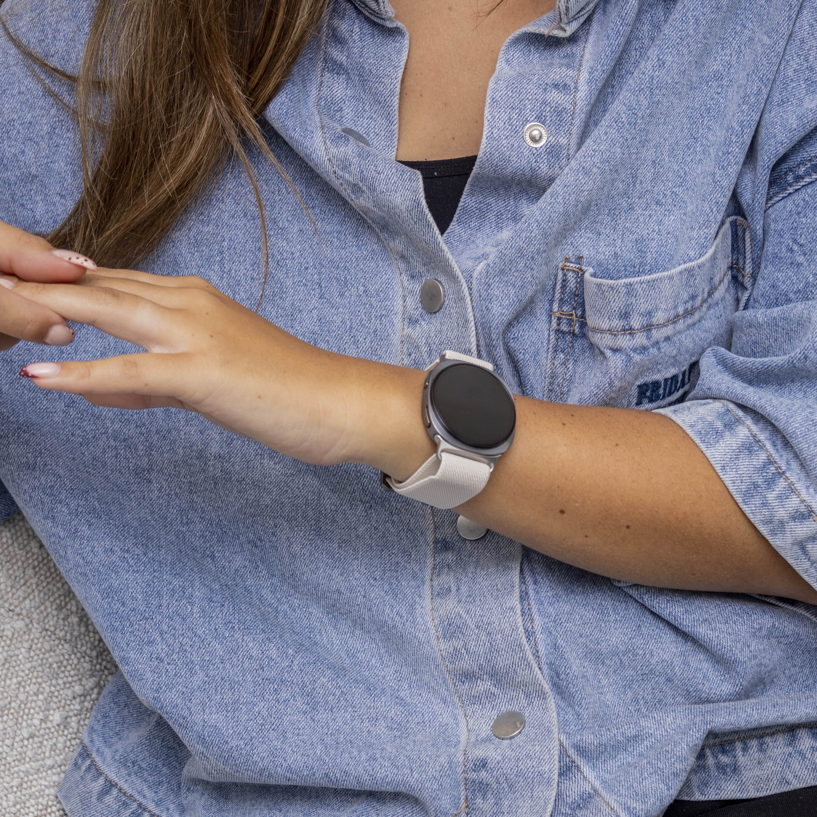 Samsung Galaxy Watch 8 Classic Elastisches Armband (Polarstern)