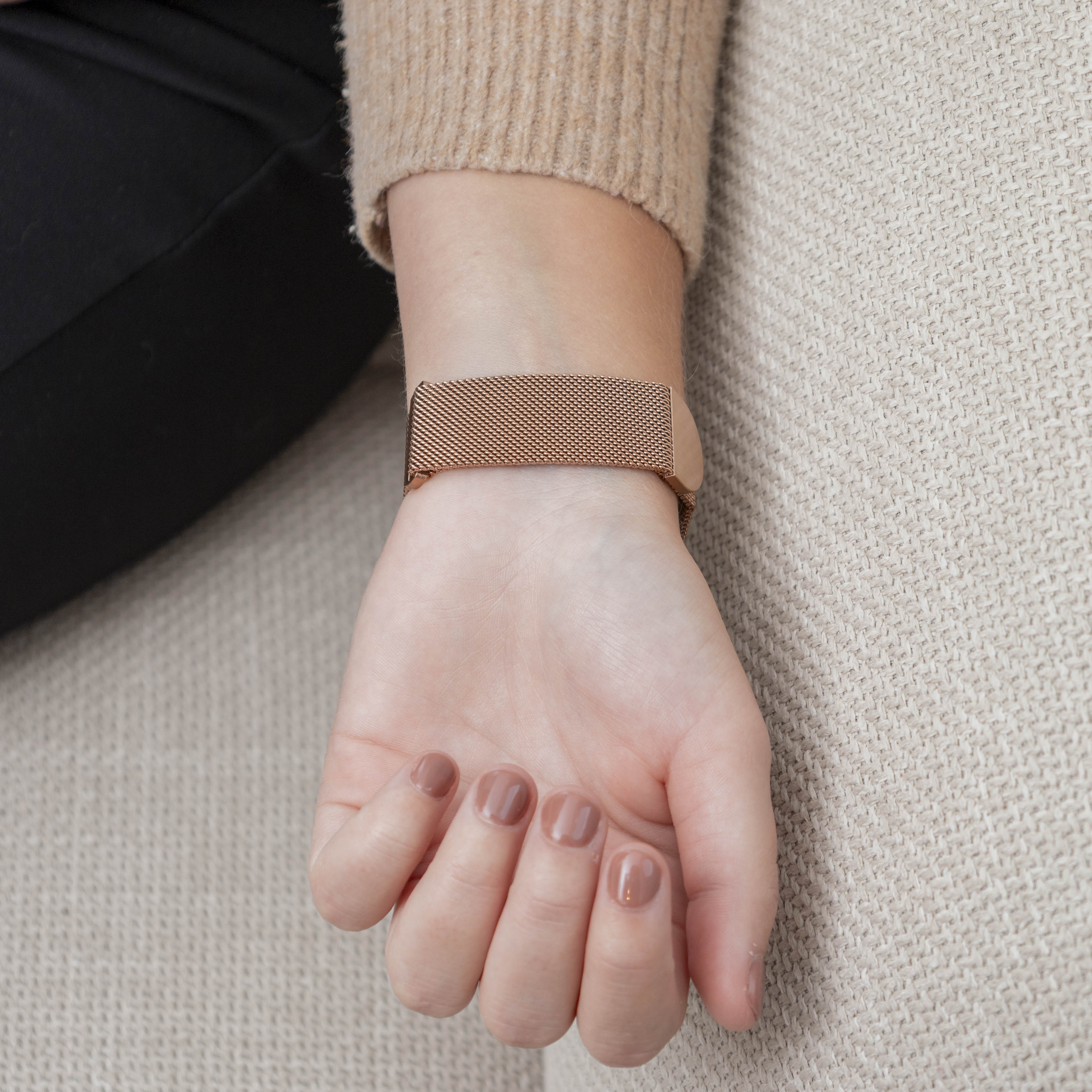 Huawei Watch Fit 4 Pro Milanese Armband (Roségold)