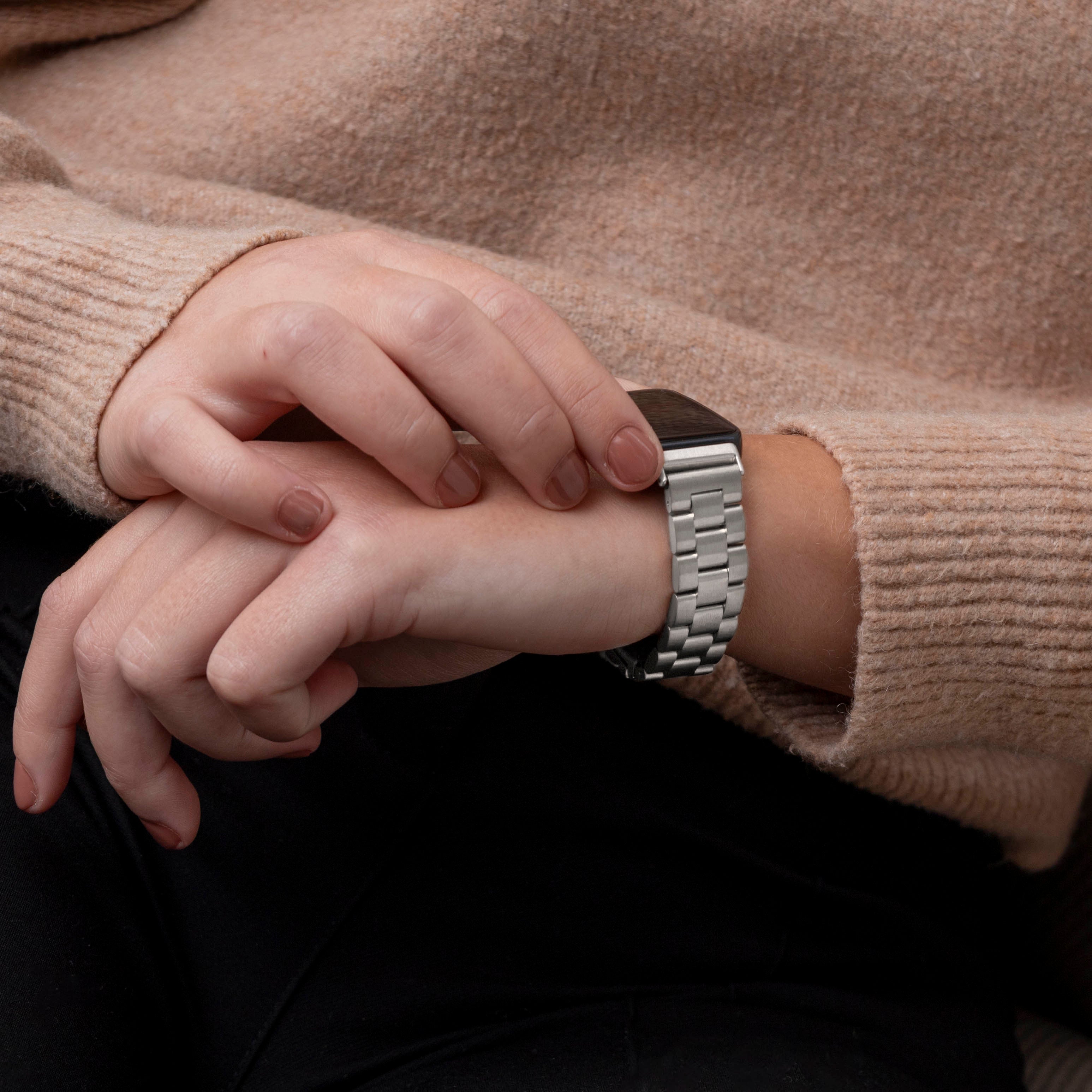 Huawei Band 8 Stahlarmband (Silber)