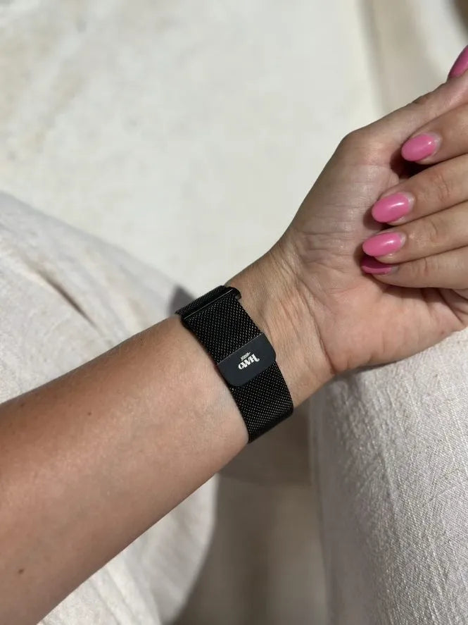 xoxo Wildhearts Polar Pacer Milanese Strap (Black)