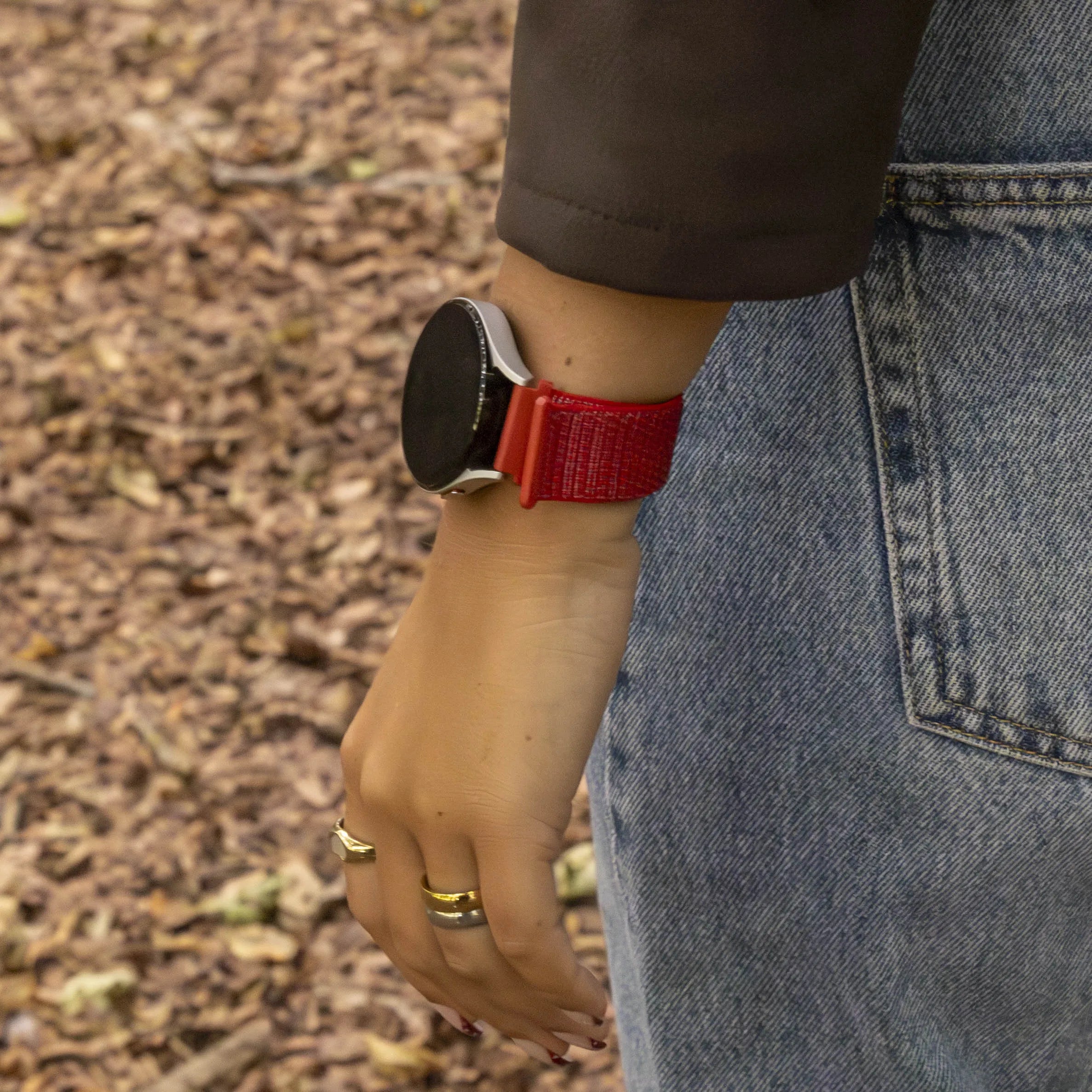 Polar Ignite 2 Nylonband (Rot)