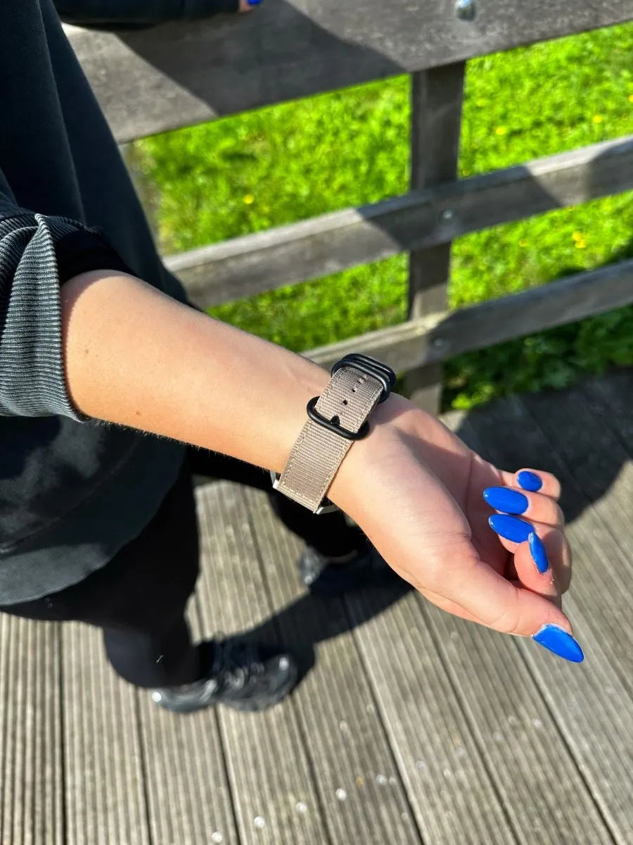 Amazfit GTS 2 Nylonarmband mit Schnallenverschluss (Khaki)