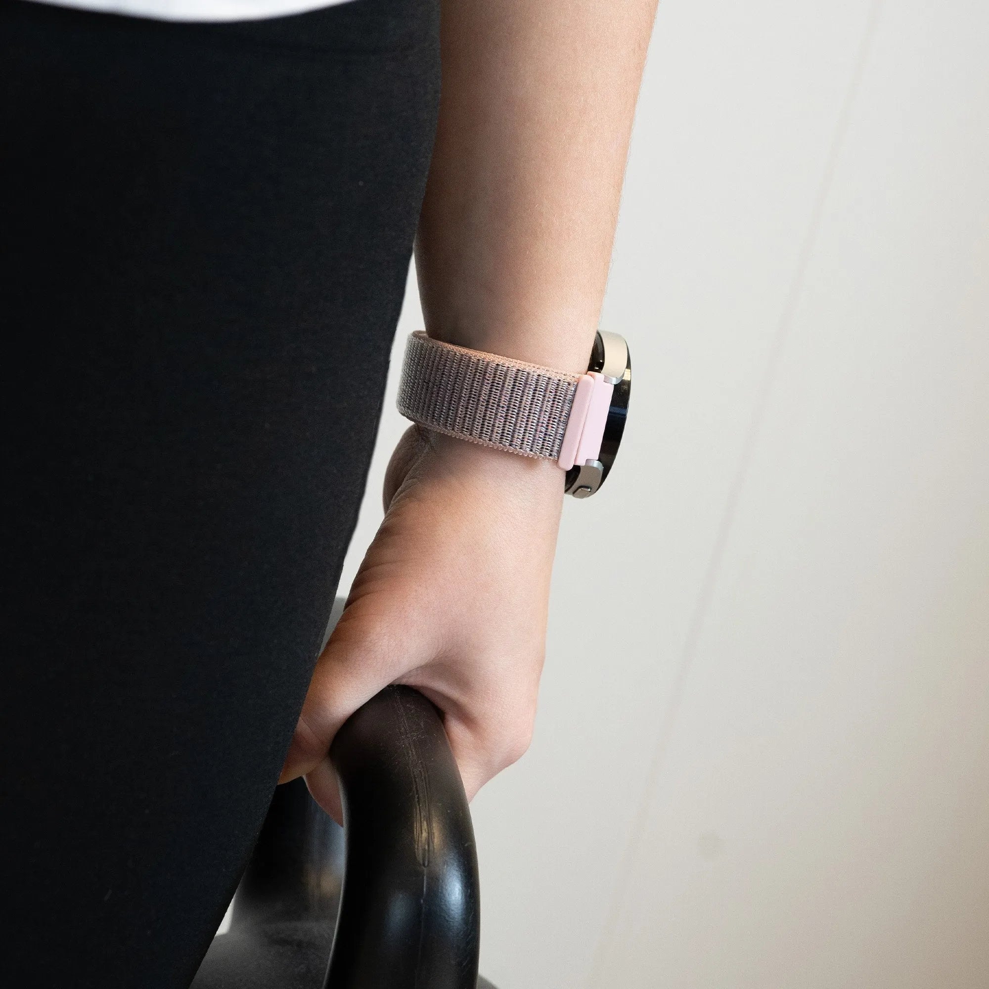Bandz Amazfit GTS 4 (Mini) Nylon Strap 'Classic' (Pink)