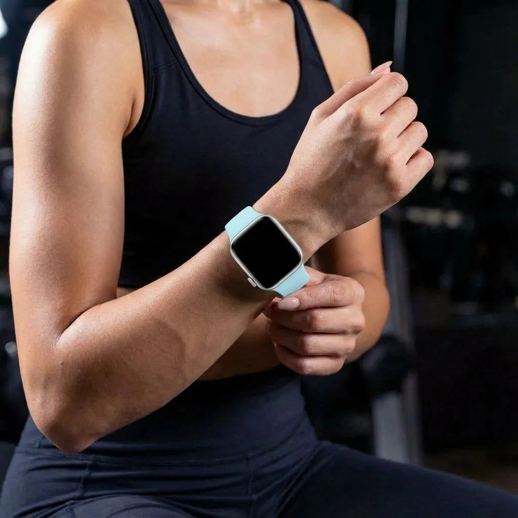 Apple Watch Silikonarmband (Baby Blau)