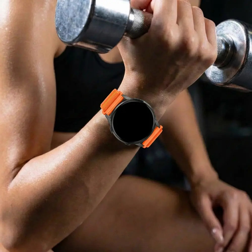 Bandz Garmin Approach S50 Nylonarmband 'Wave' (Orange)