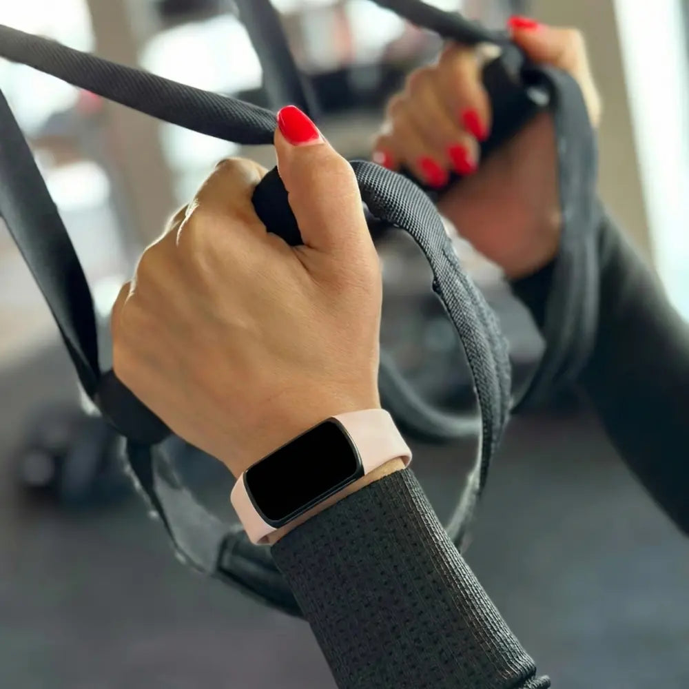 Fitbit Charge 5 Silikonarmband (Hellrosa)