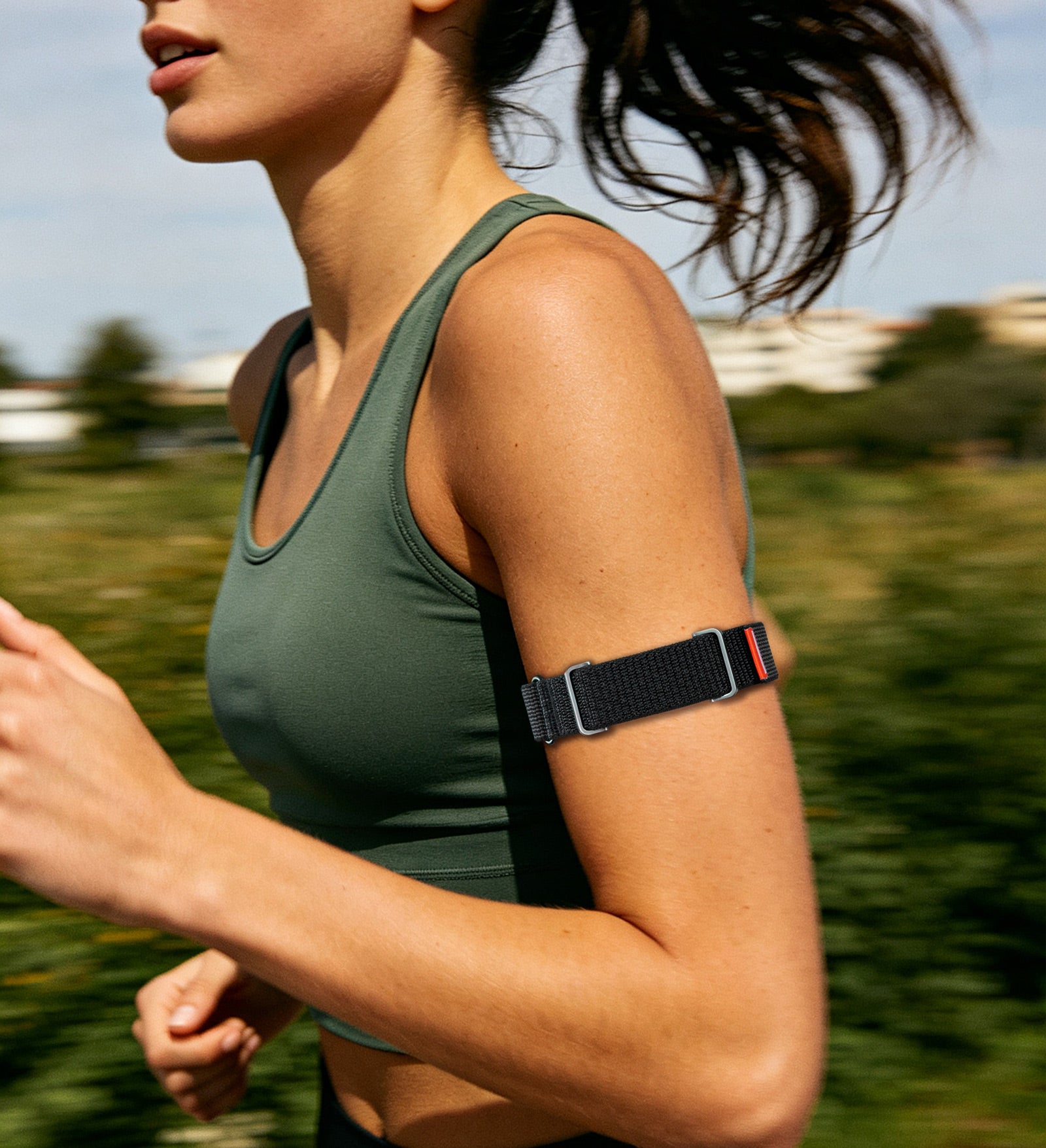 Fitbit Air Biceps Nylon Armband (Schwarz)