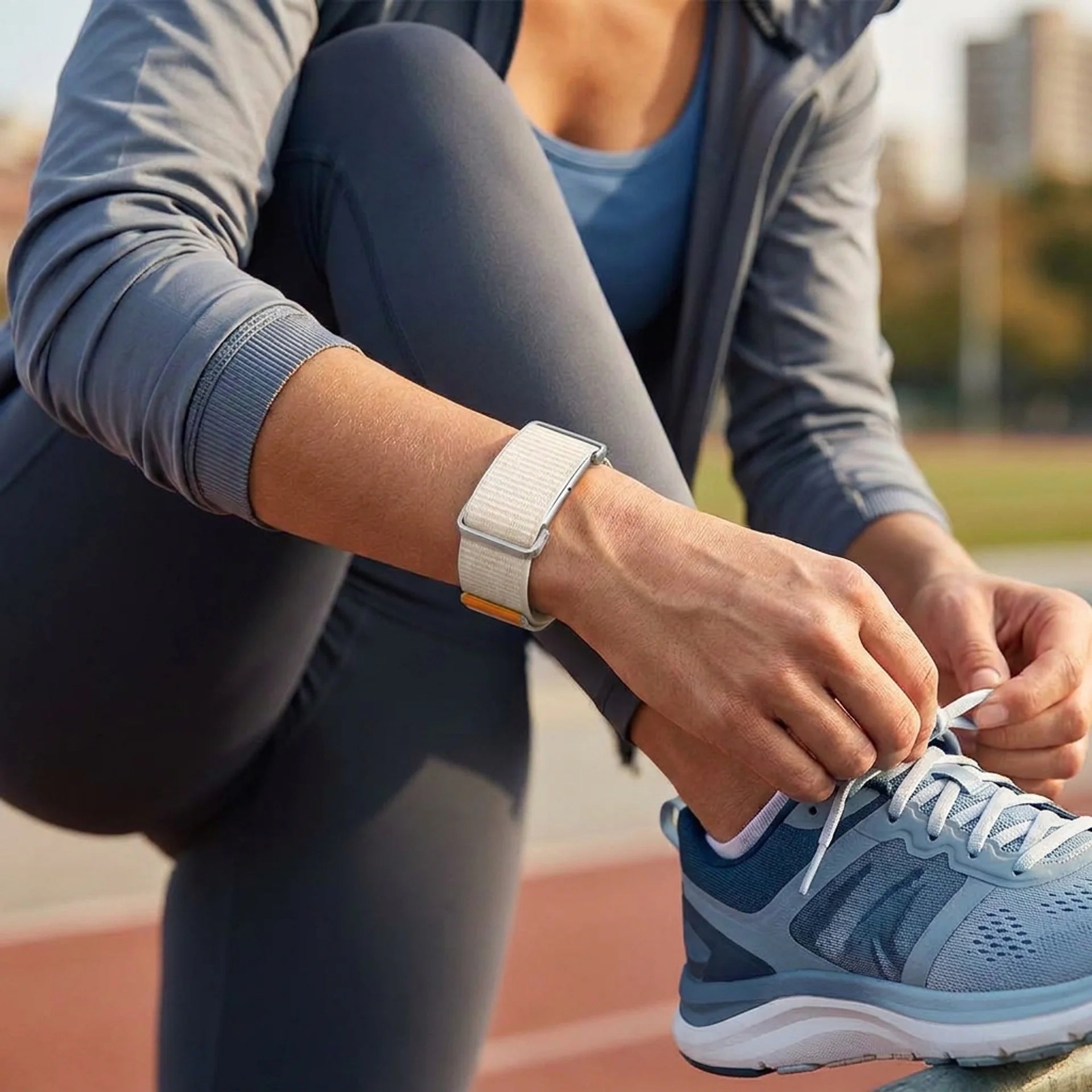 Fitbit Air Nylonband mit Rahmen (Polarstern)