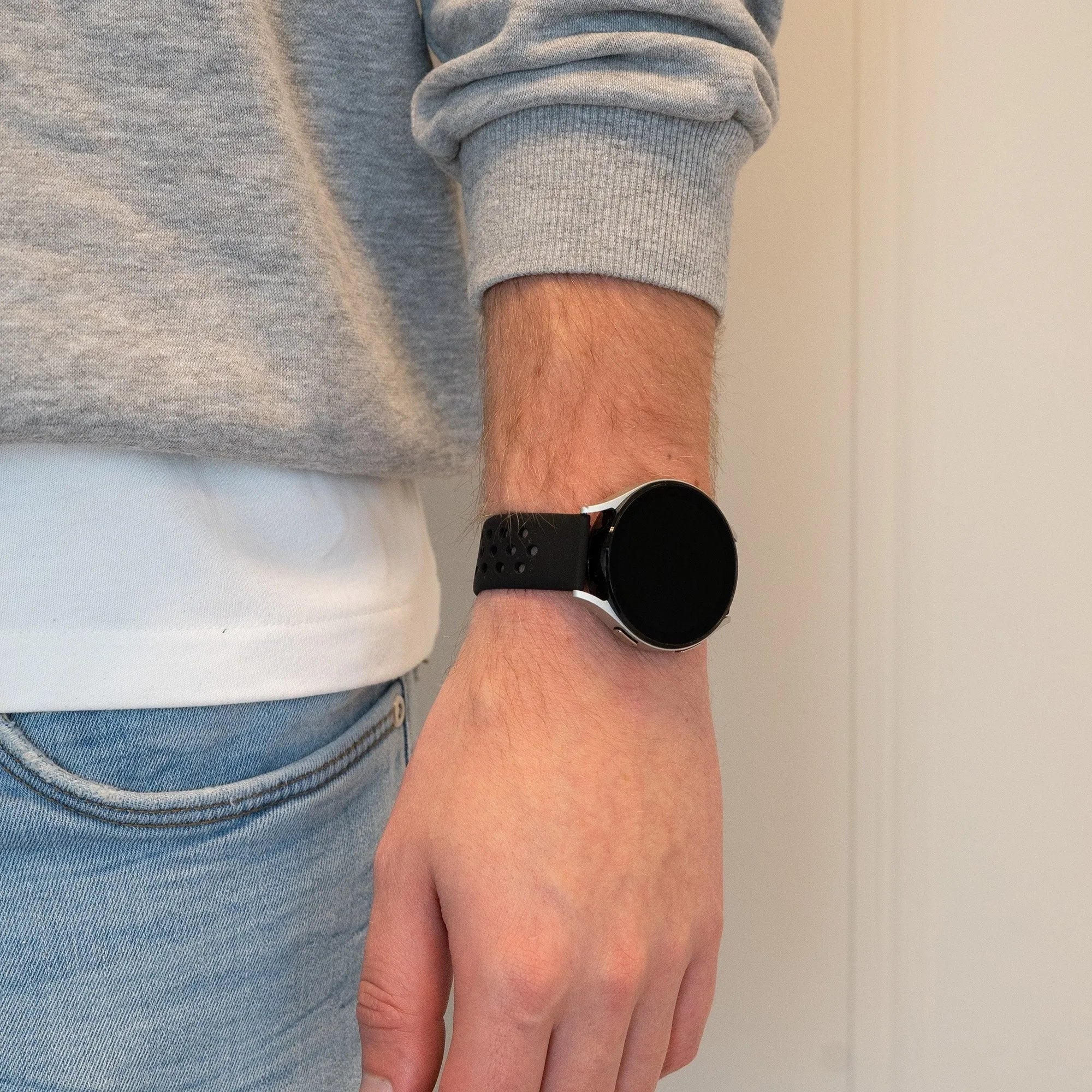 Bandz Suunto 5 Peak Sportarmband 'Air' (Schwarz)