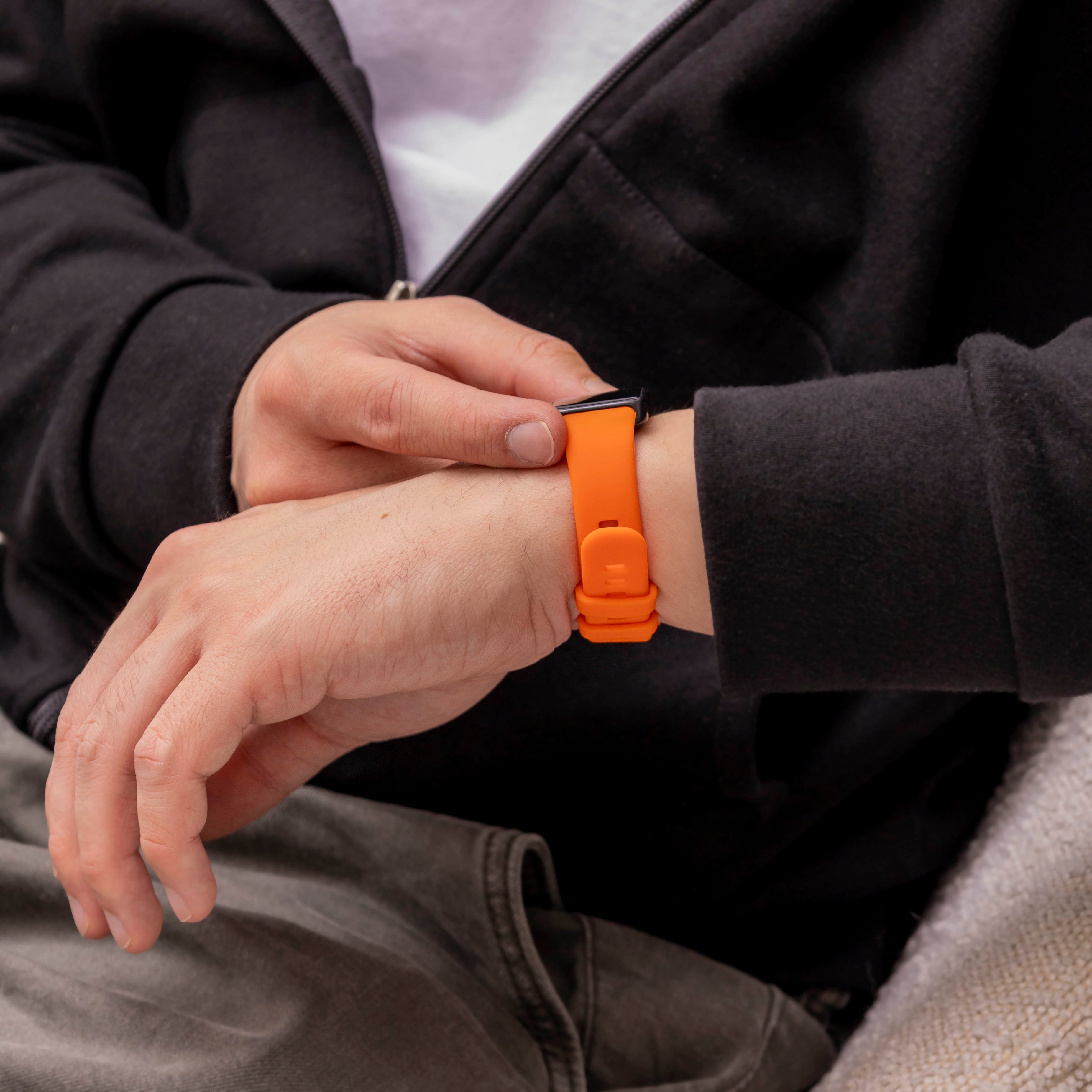 Huawei Band 9 Classic Silikonarmband (Orange)