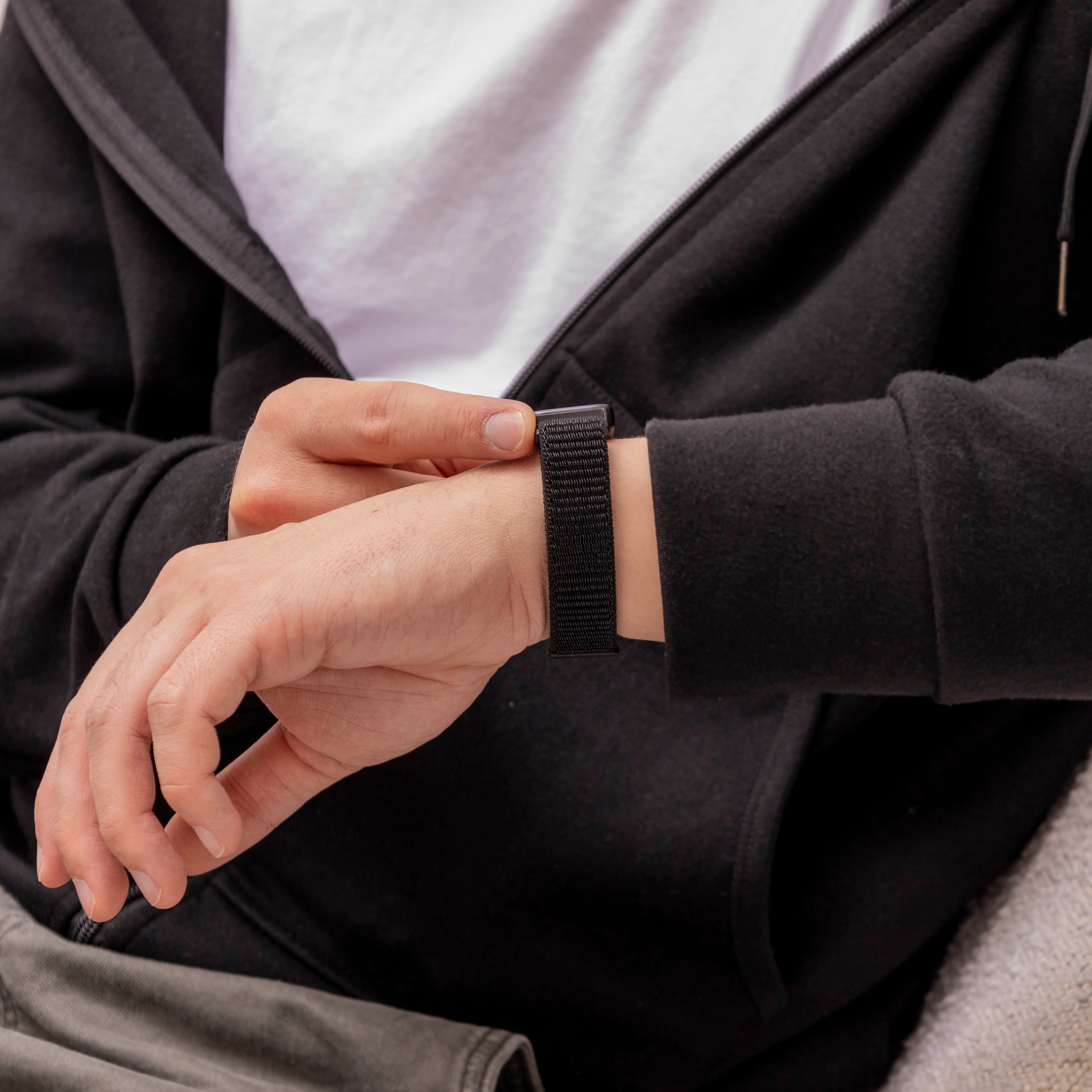 Huawei Band 10 Nylonarmband (Schwarz)