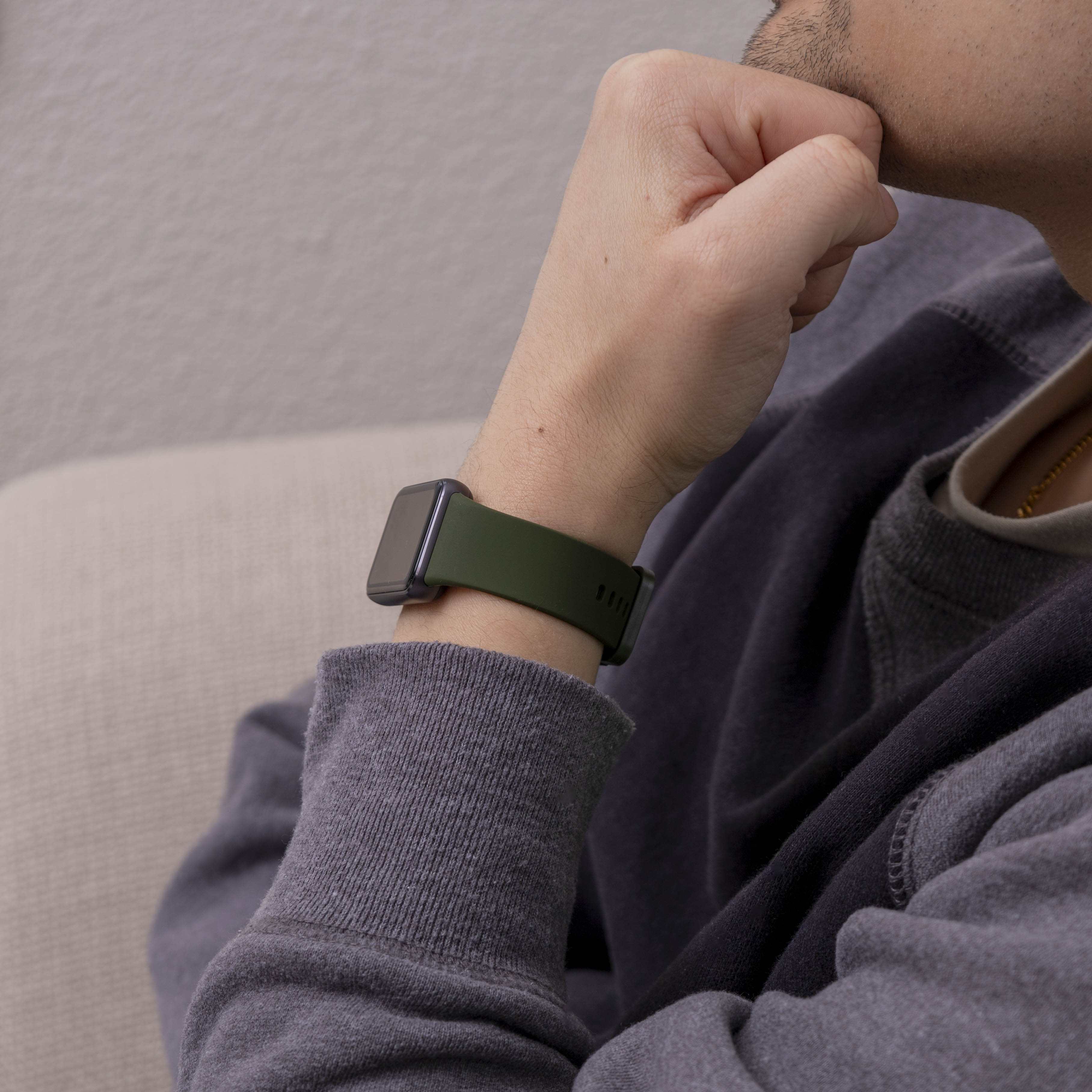 Samsung Galaxy Fit 3 Silikonarmband (Grün)