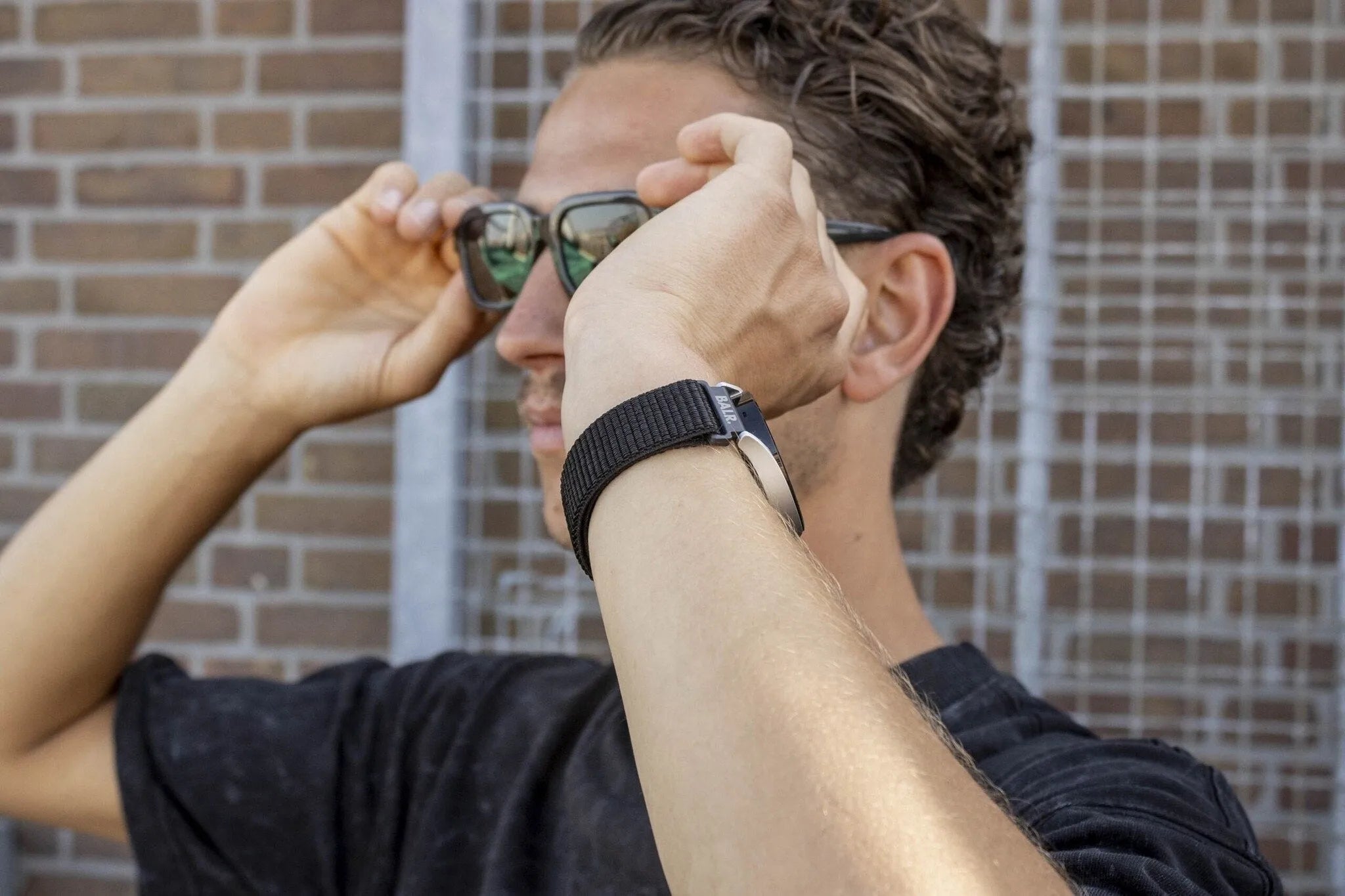 BALR Polar Ignite Nylonarmband (Schwarz)