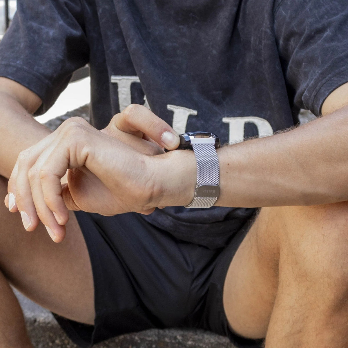BALR Amazfit GTR 3 (Pro) Milanese Strap (Silver)