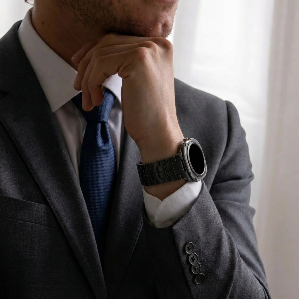 Samsung Galaxy Watch Ultra 'Iron' Titanarmband (Schwarz)