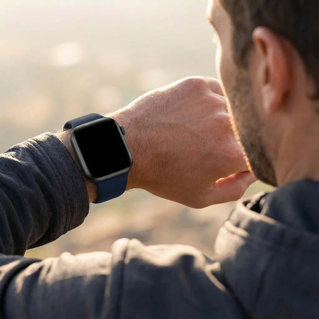 Apple Watch Klassisches Silikonarmband (Dunkelblau)
