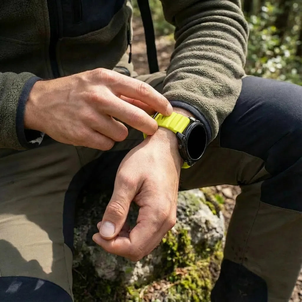 Garmin Instinct E - 45mm Trail Silikonarmband (Limette)