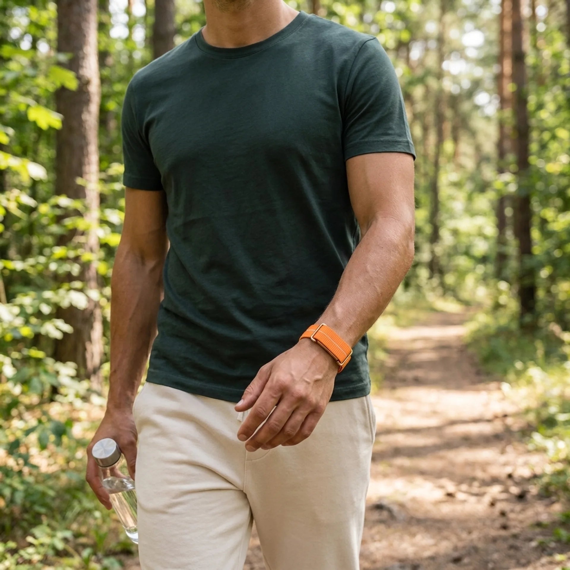 Fitbit Air Ultradünnes Nylonband (Orange)