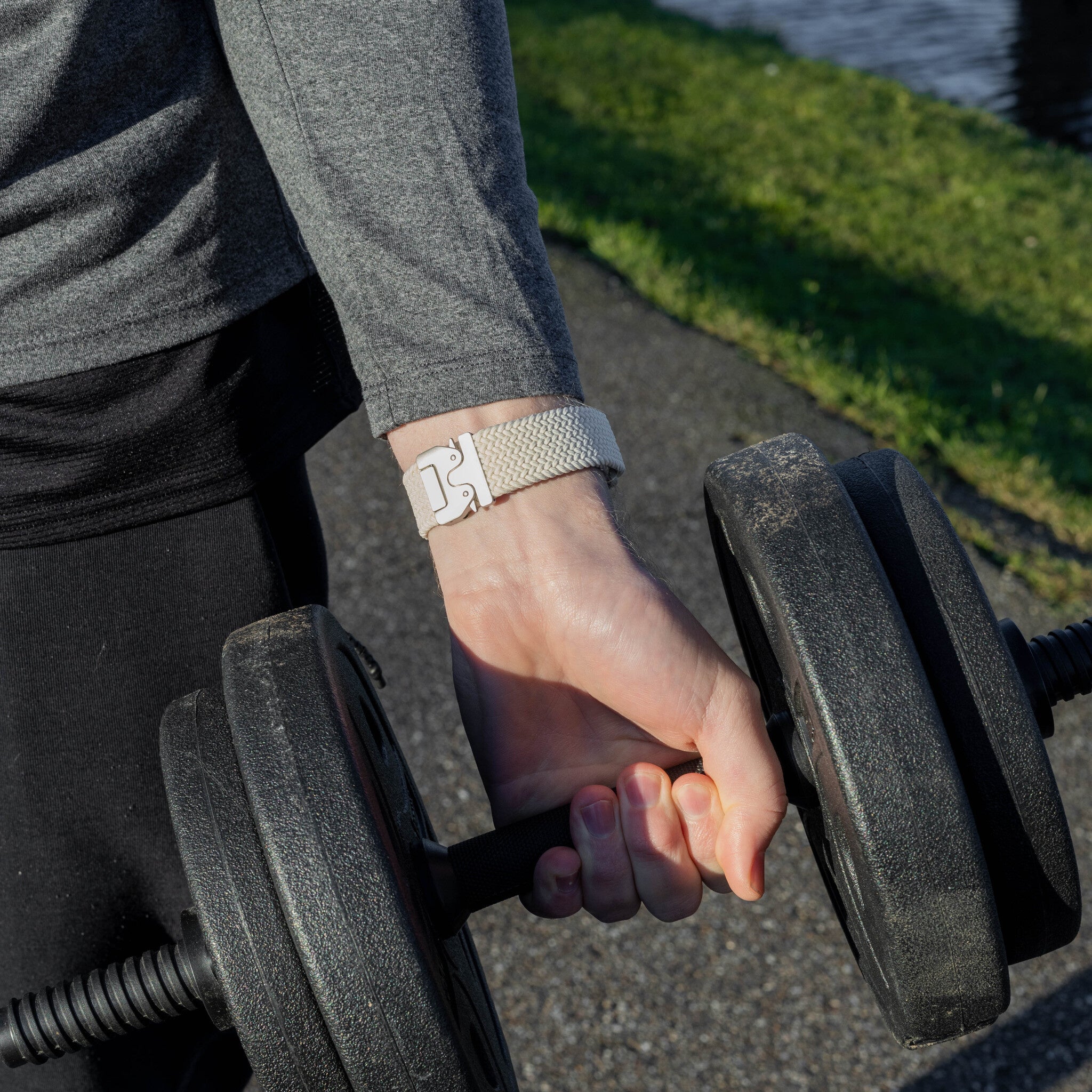 Huawei Watch 5 - 42mm geflochtenes Armband mit P-Schnalle (Polarstern)