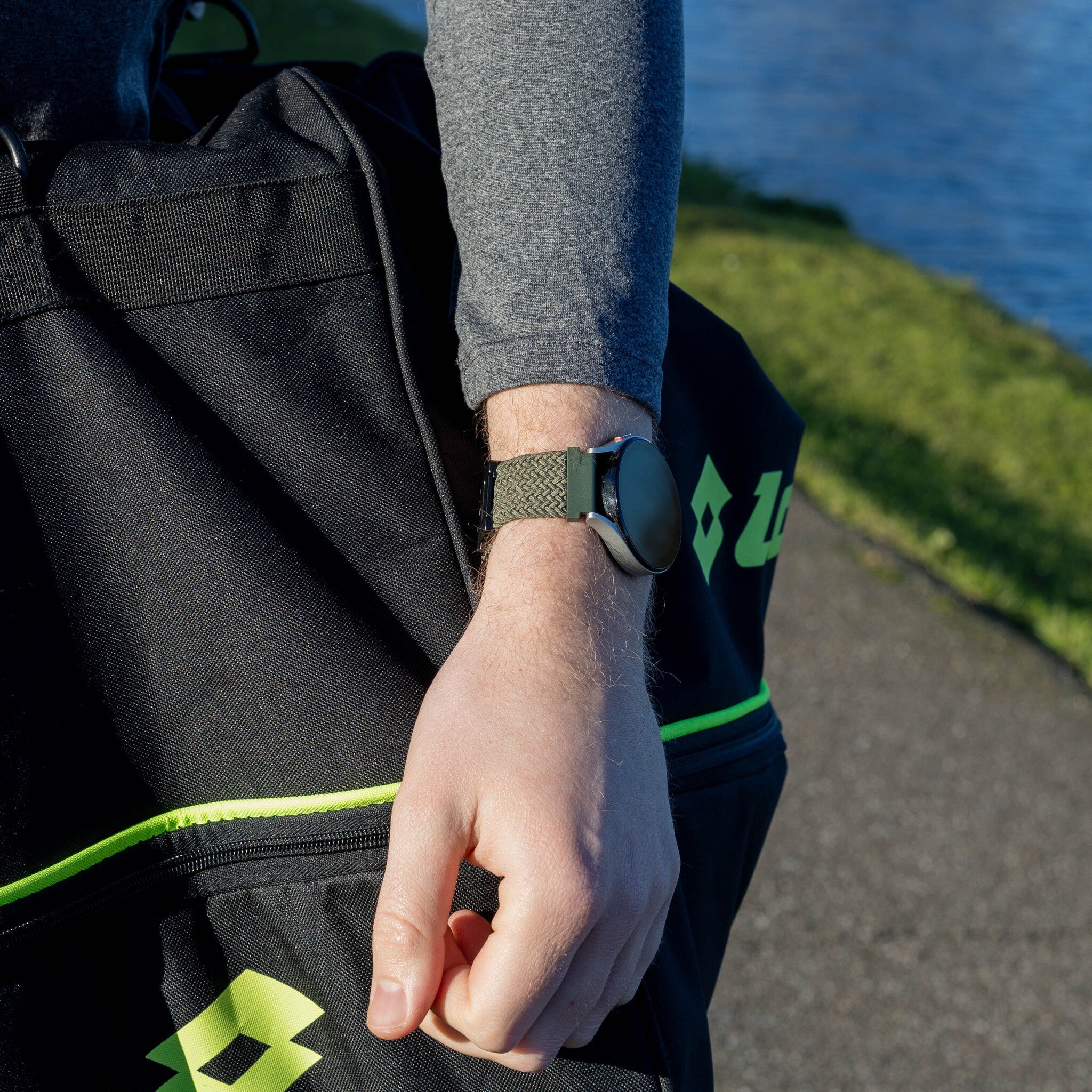 Amazfit Balance 2 Geflochtenes Armband mit P-Schließe (Grün)