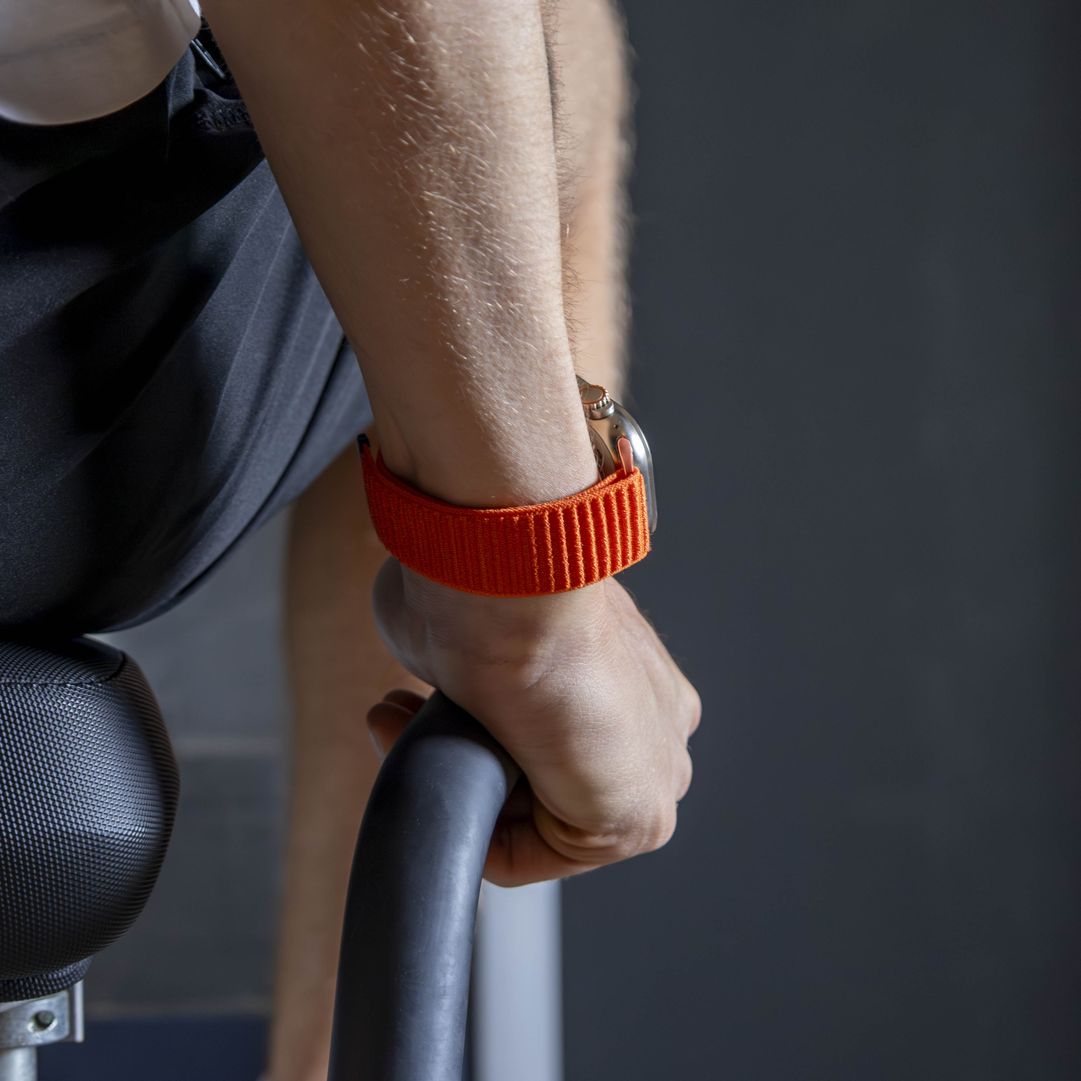 Apple Watch Ultra Wave Nylonarmband (Orange)