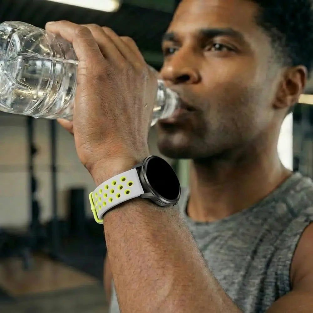 Bandz Garmin Bounce 2 Sportarmband 'Deluxe' (Grau/Gelb)