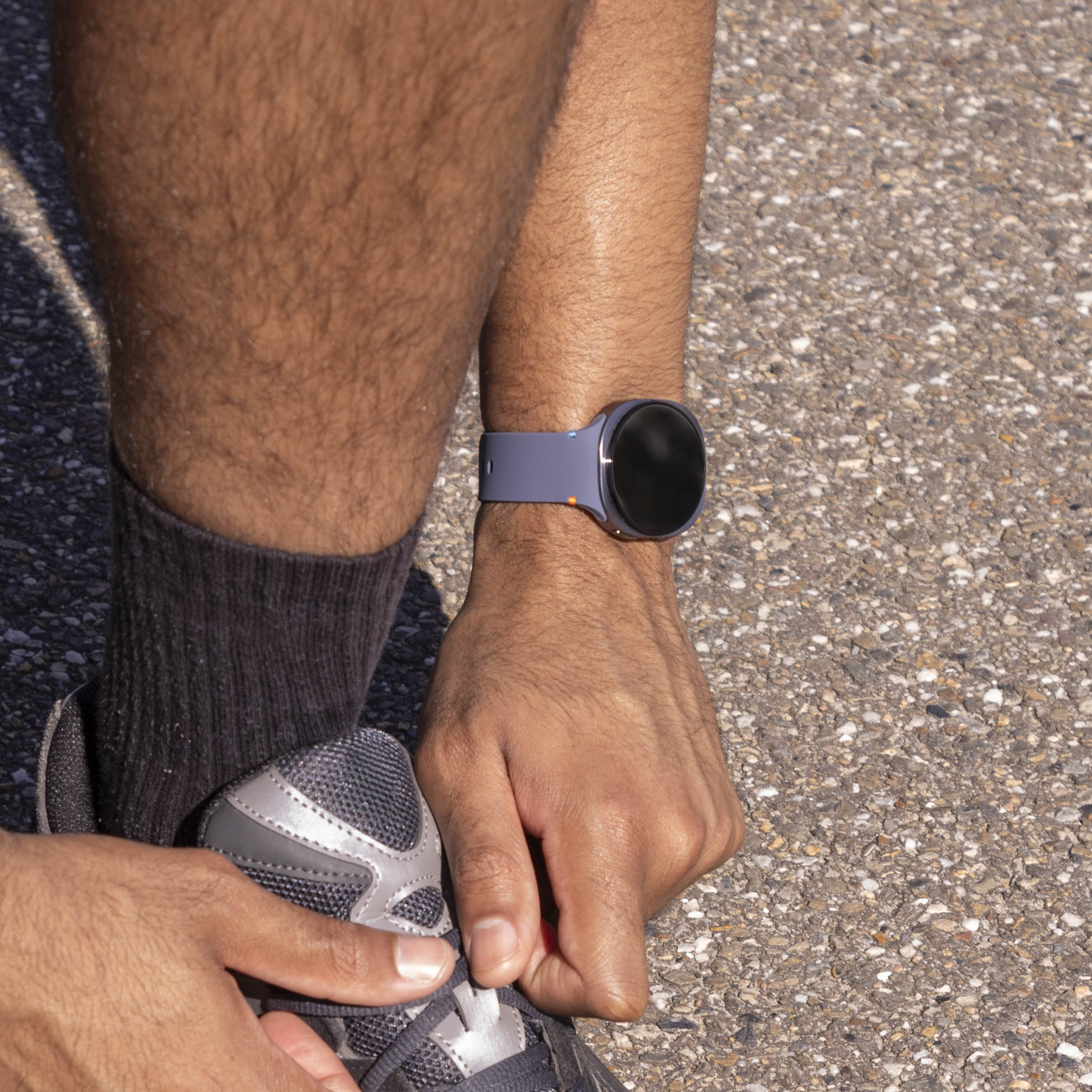 Samsung Galaxy Watch 9 - 44mm Silicone Strap (Grey-Blue)