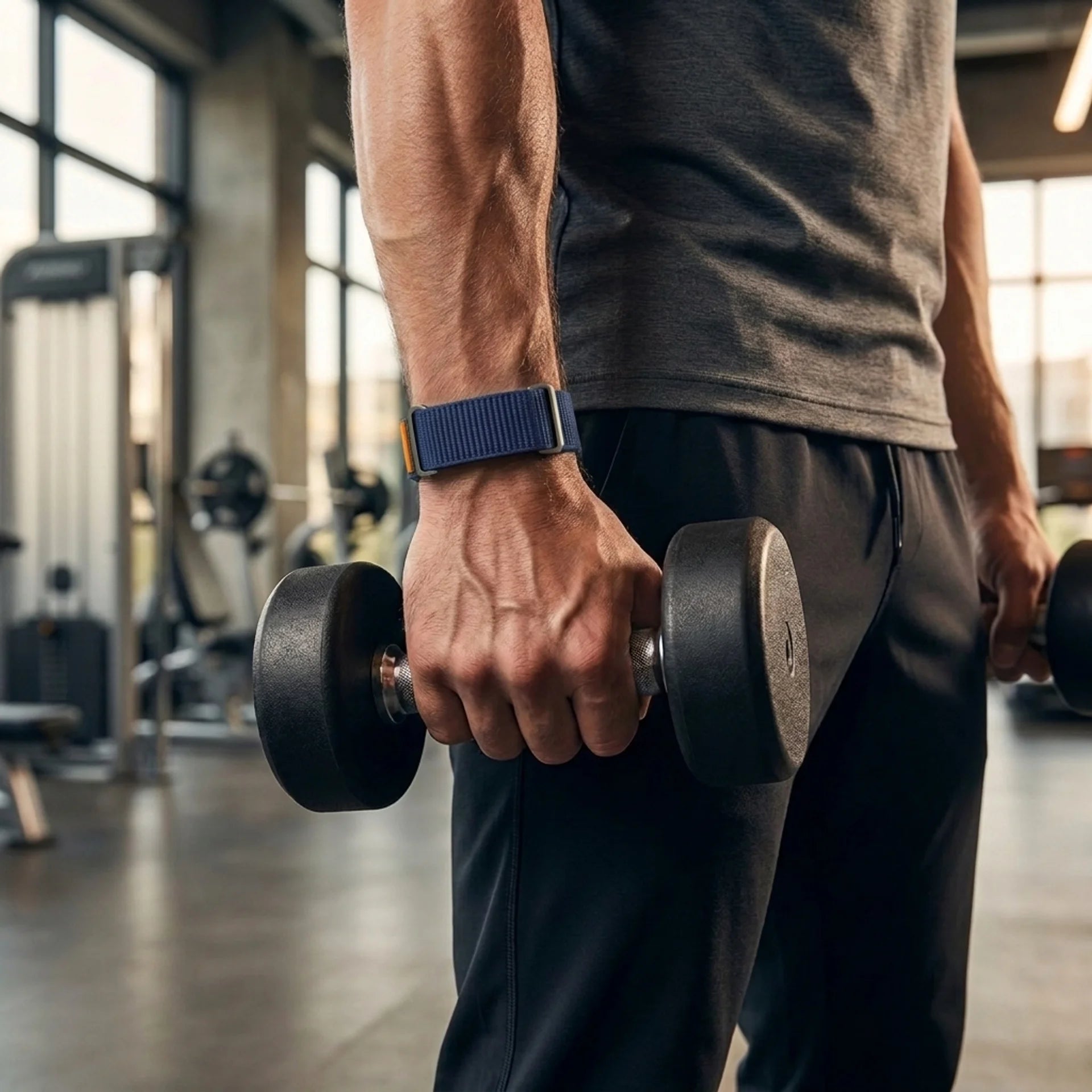 Fitbit Air Nylonband mit Rahmen (Dunkelblau)