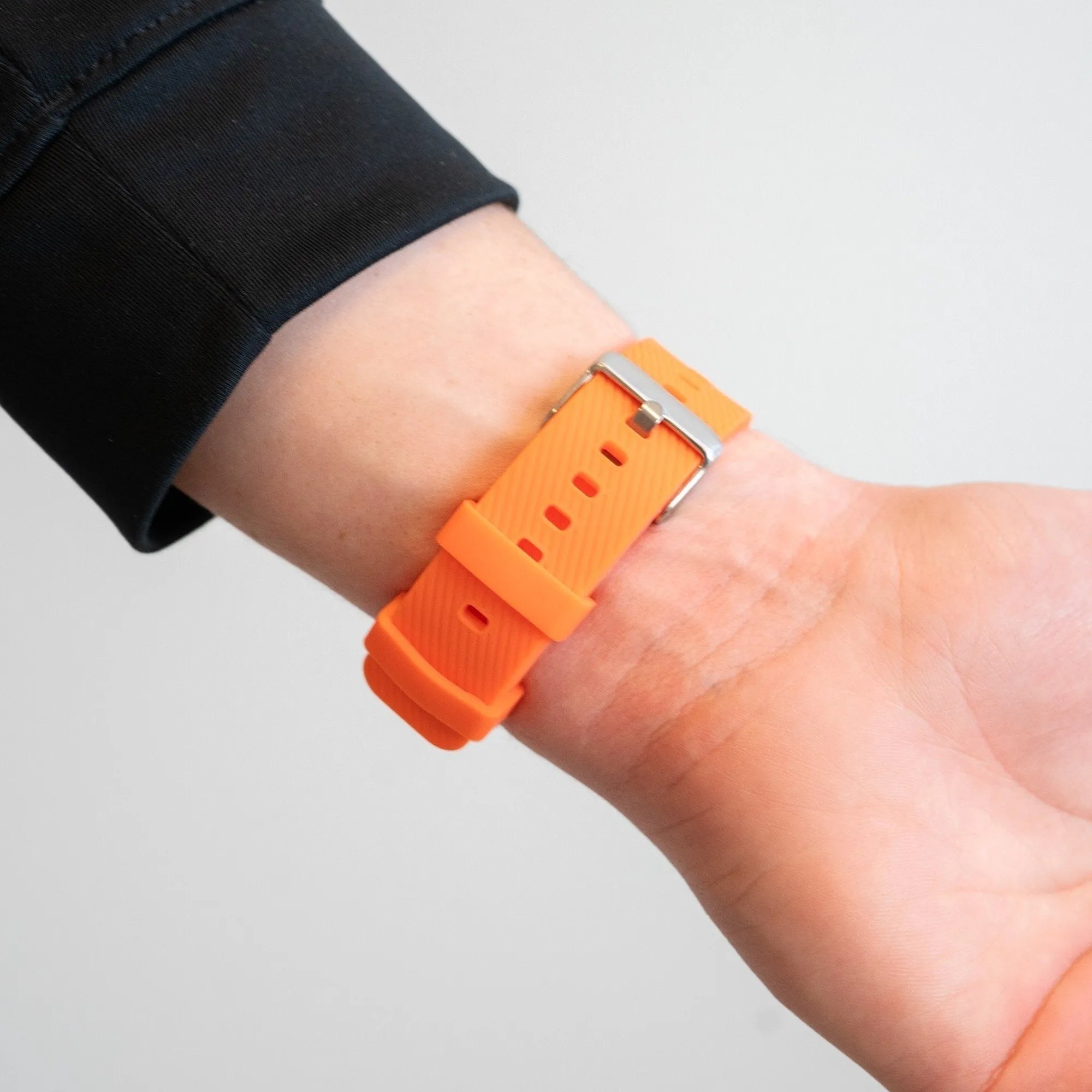 Bandz Oppo Watch X2 Silikonarmband 'Deluxe' (Orange)