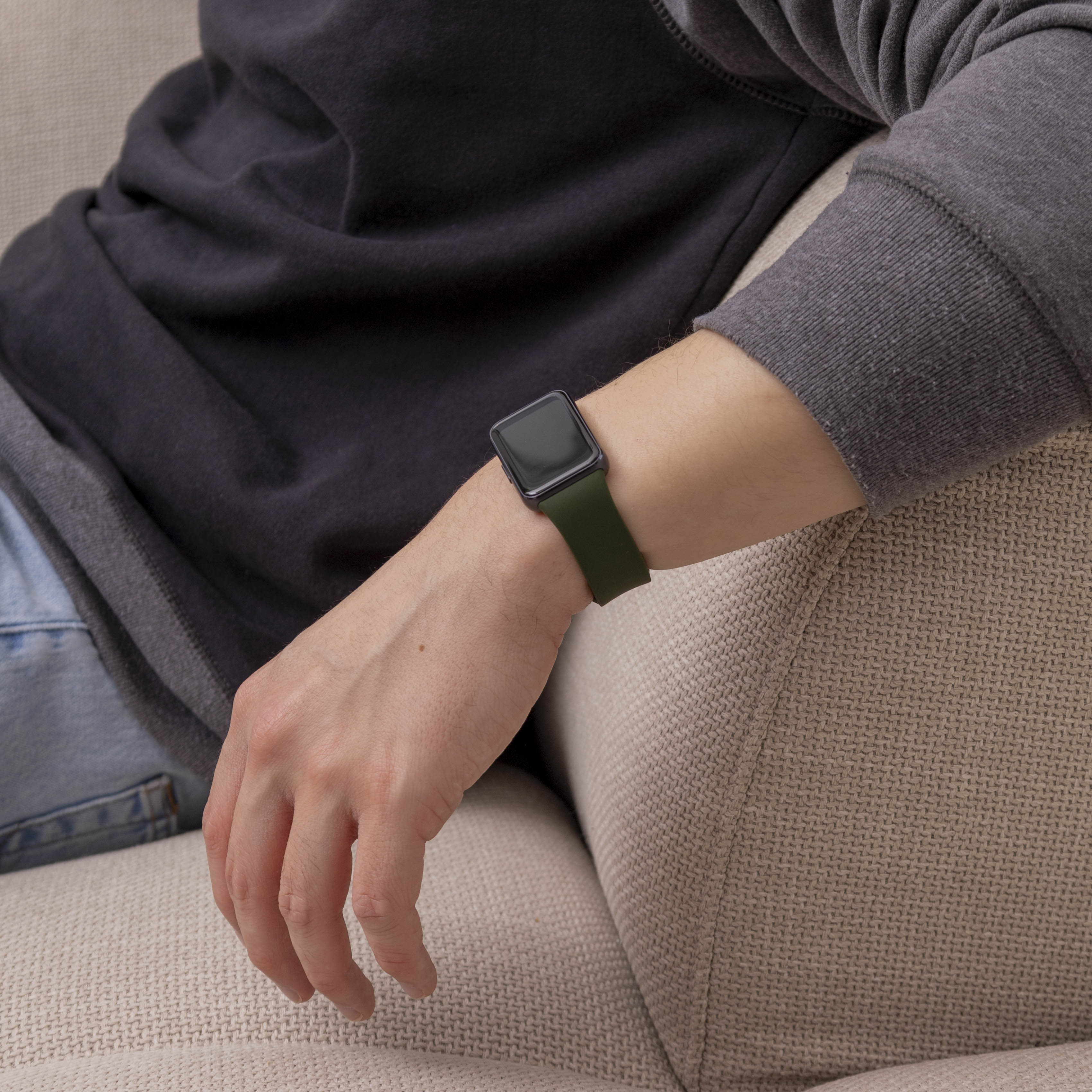 Samsung Galaxy Fit 3 Silikonarmband (Grün)