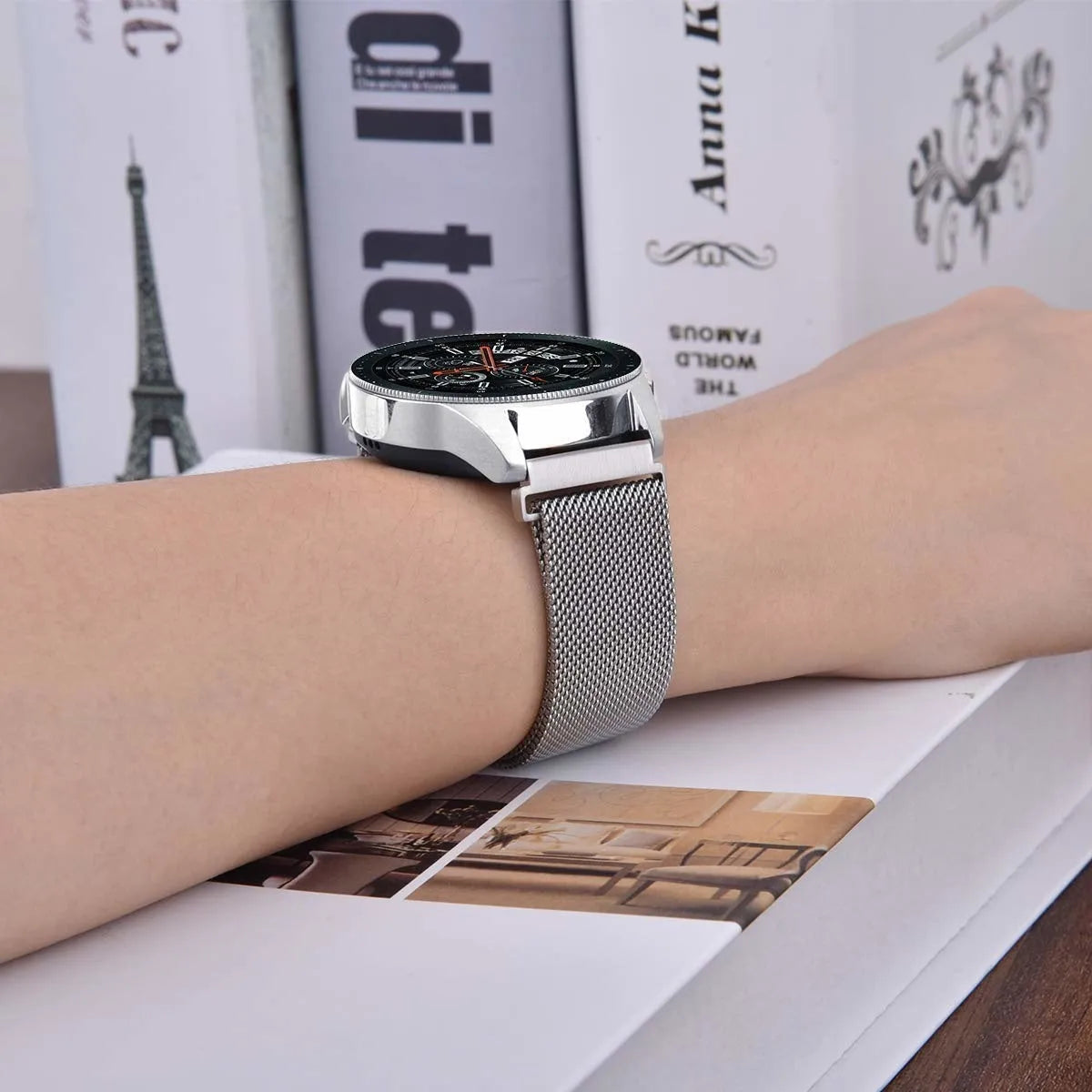 Coros Pace 4 Milanese Armband (Silber)