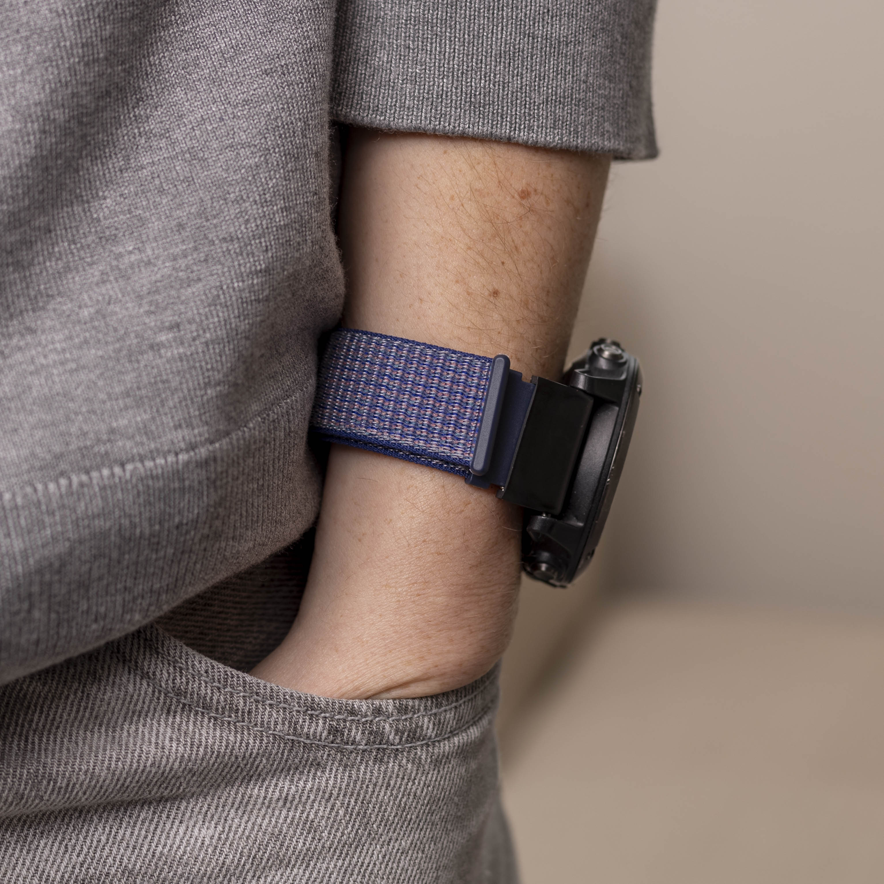 Garmin Instinct 3 - 50mm Nylonarmband (Blau)