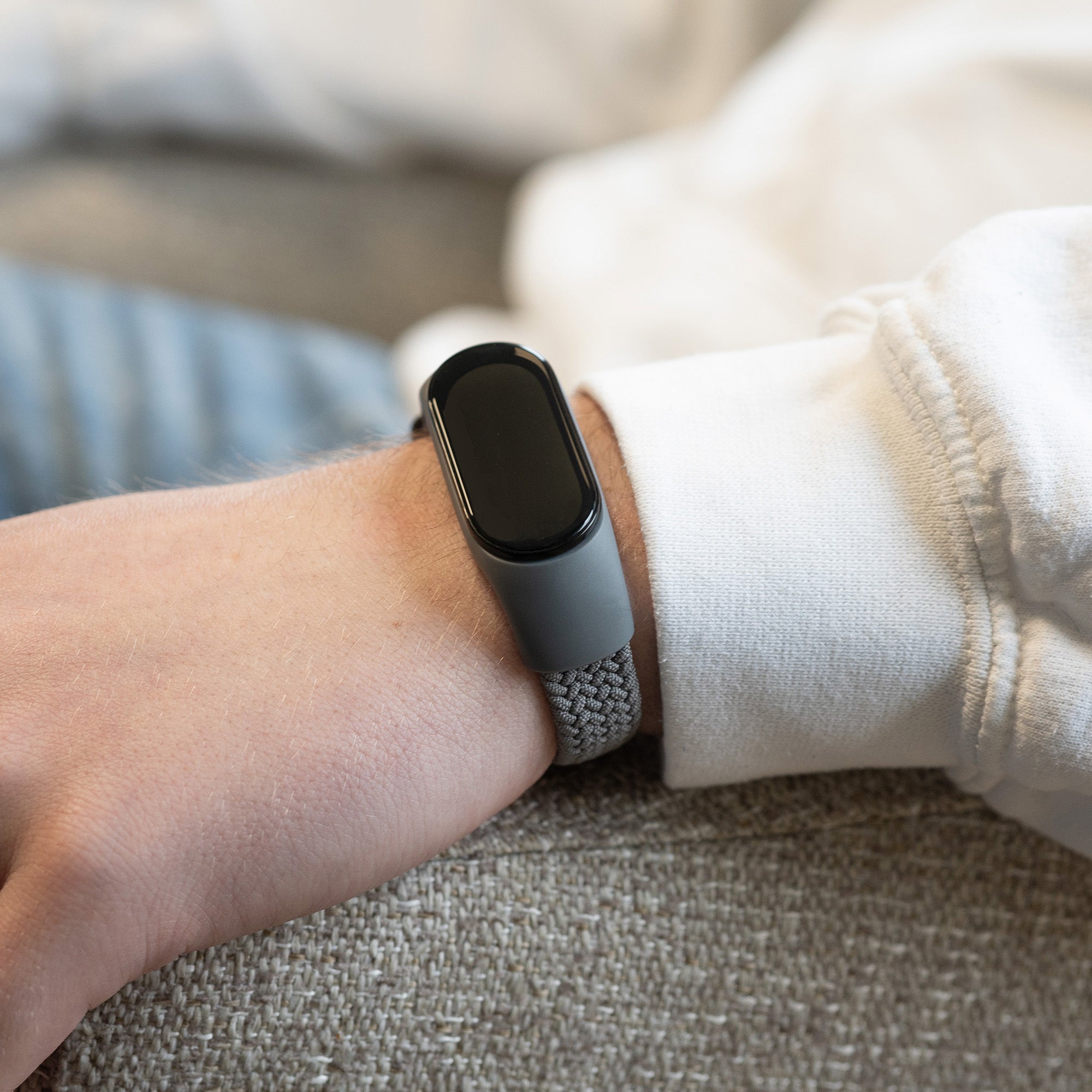 Xiaomi Mi Band 7 geflochtenes Armband (Dunkelgrau)