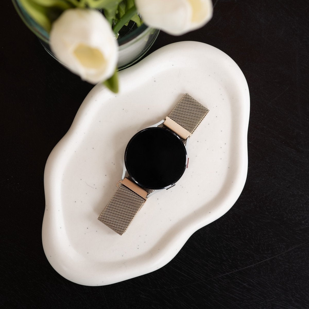 Samsung Galaxy Watch 6 - 40mm Milanese-Armband (Sekt)