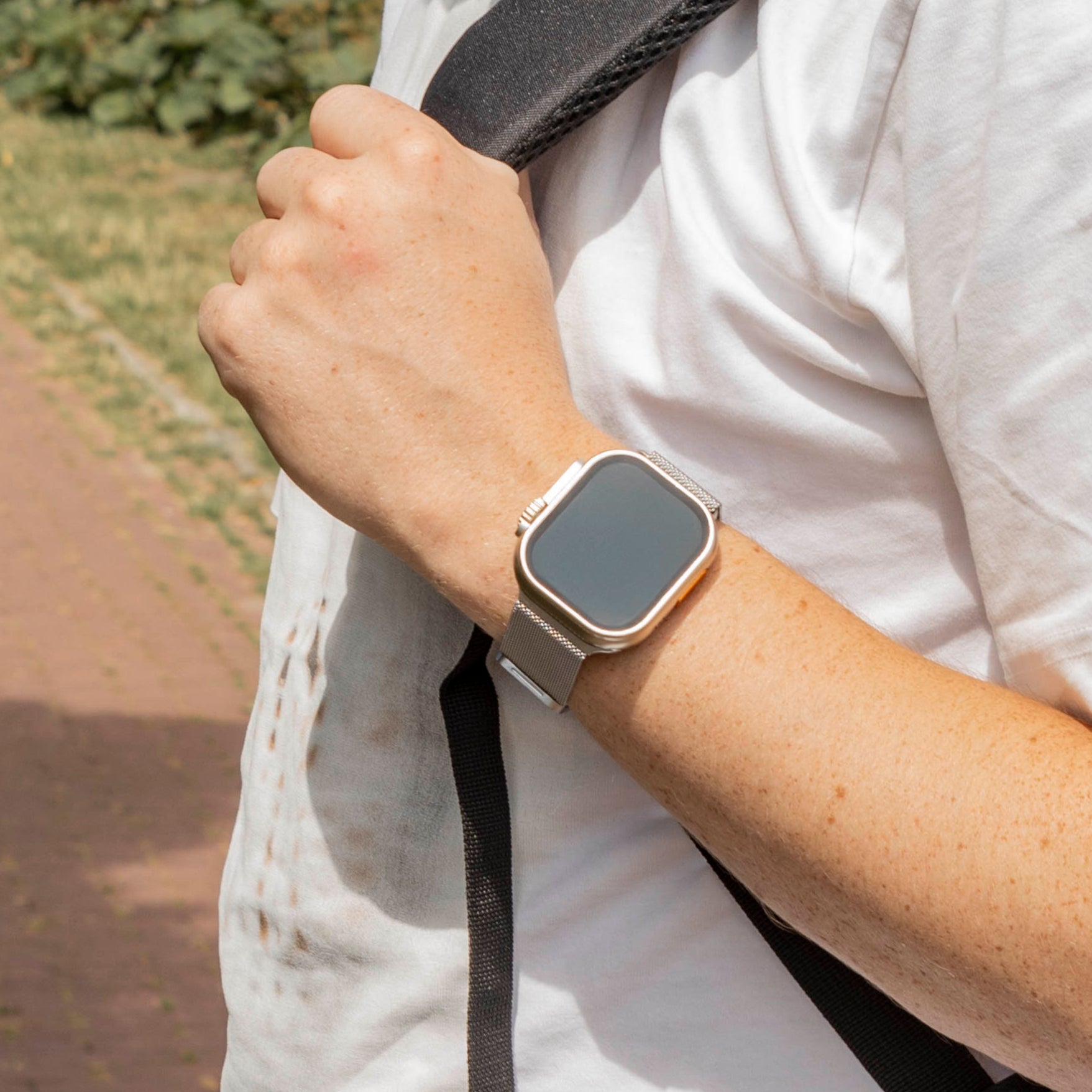 Apple Watch Ultra Milanese-Armband (Champagner)