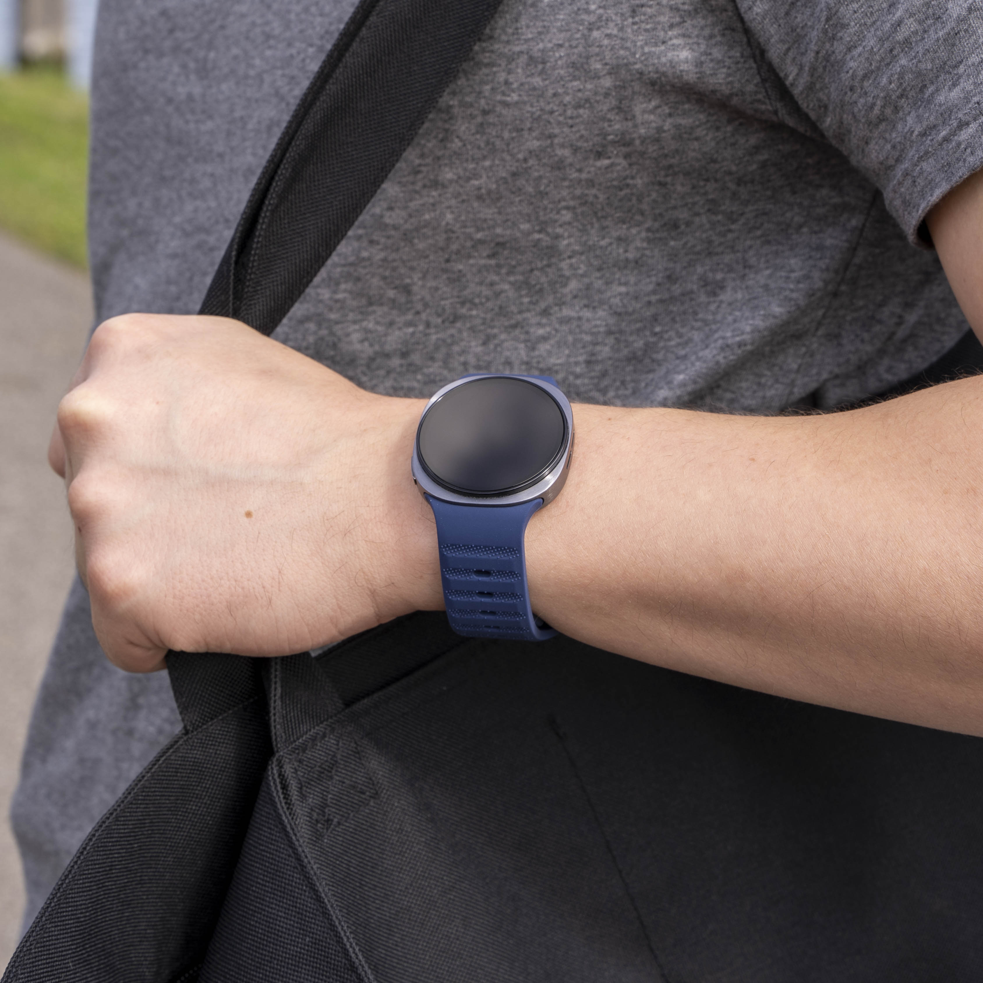 Samsung Galaxy Watch 9 - 40mm Outdoor Silicone Strap (Dark Blue)