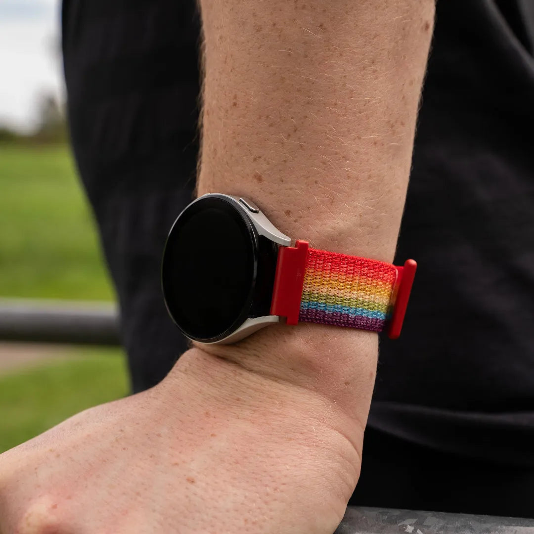 Oppo Watch S Nylonarmband (Regenbogen)