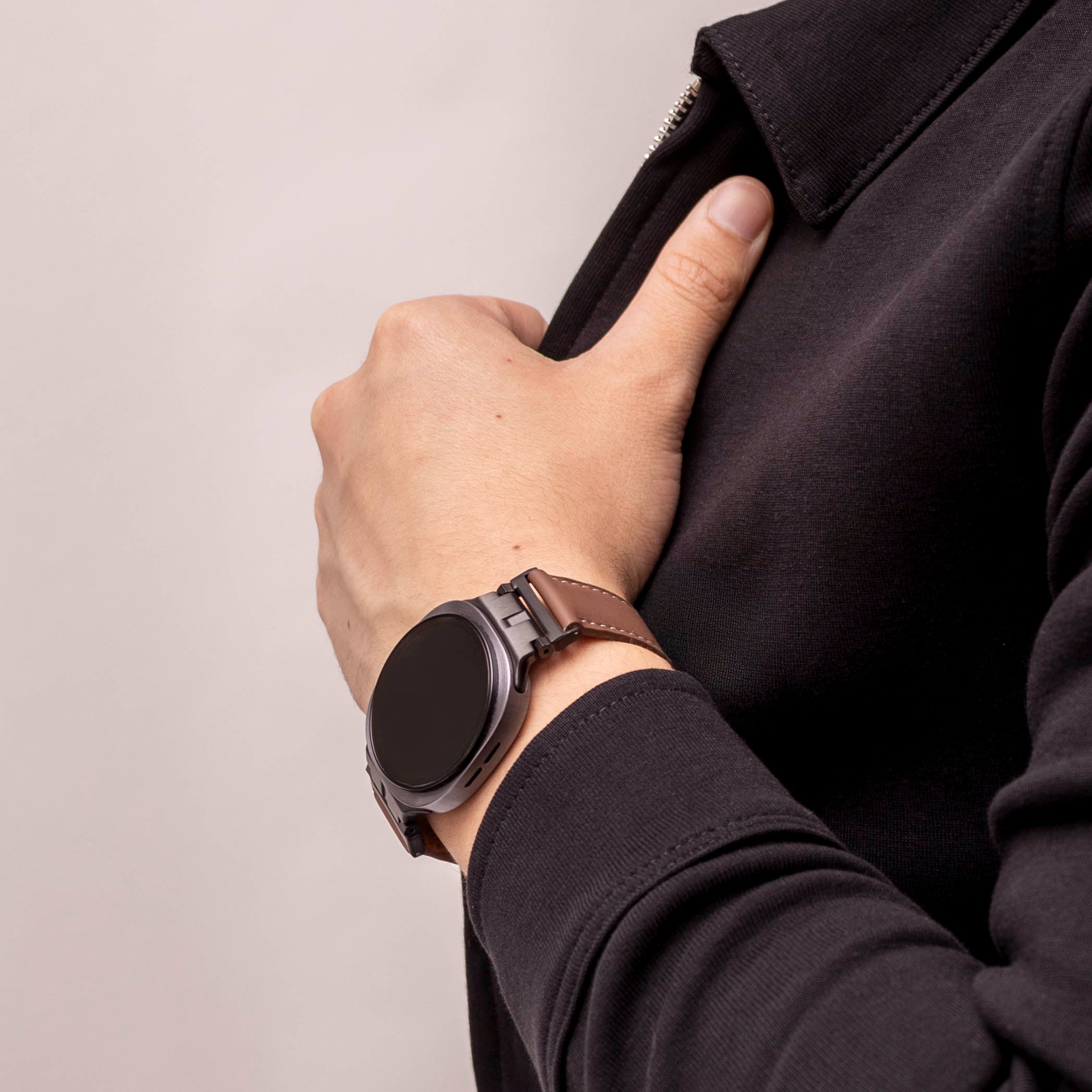 Samsung Galaxy Watch 8 - 40mm Premium Lederarmband (Braun)