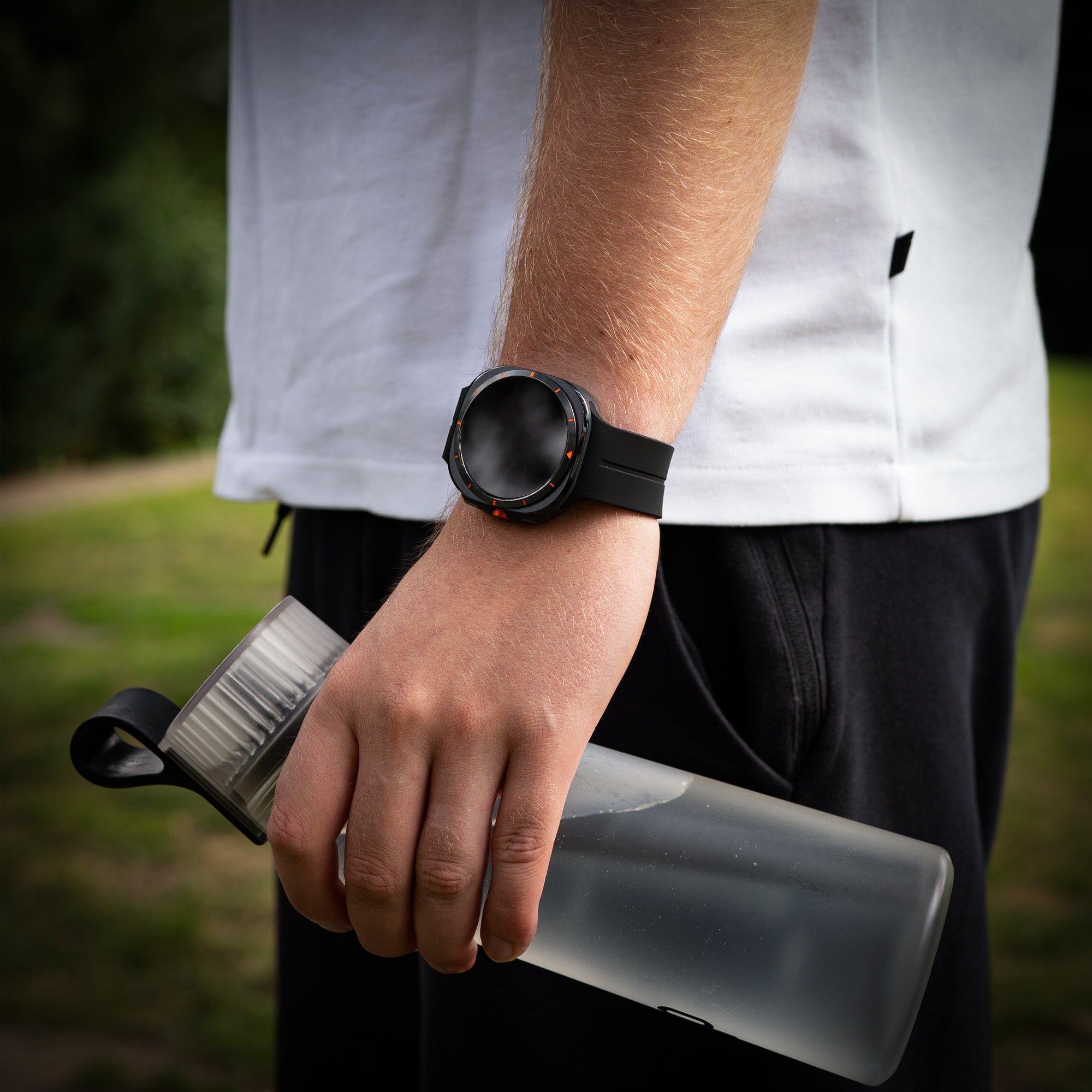 Samsung Galaxy Watch Ultra Sportamband mit D-Schnalle (Schwarz)