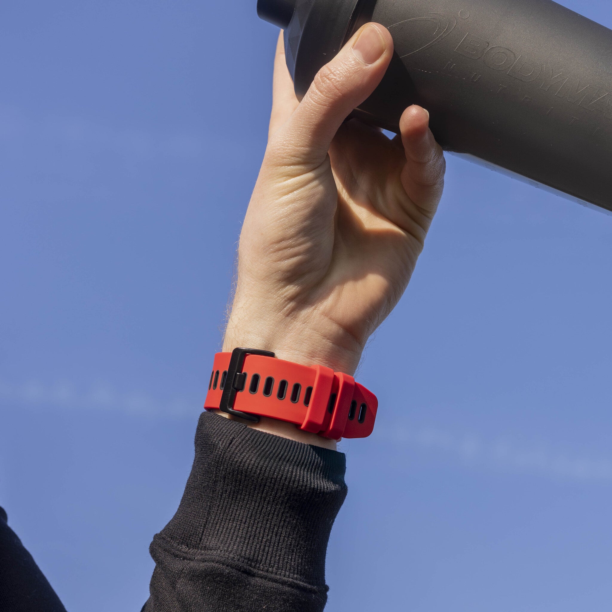 Garmin Tactix 8 - 51mm Schnalle Sport Amrband (Rot/Schwarz)