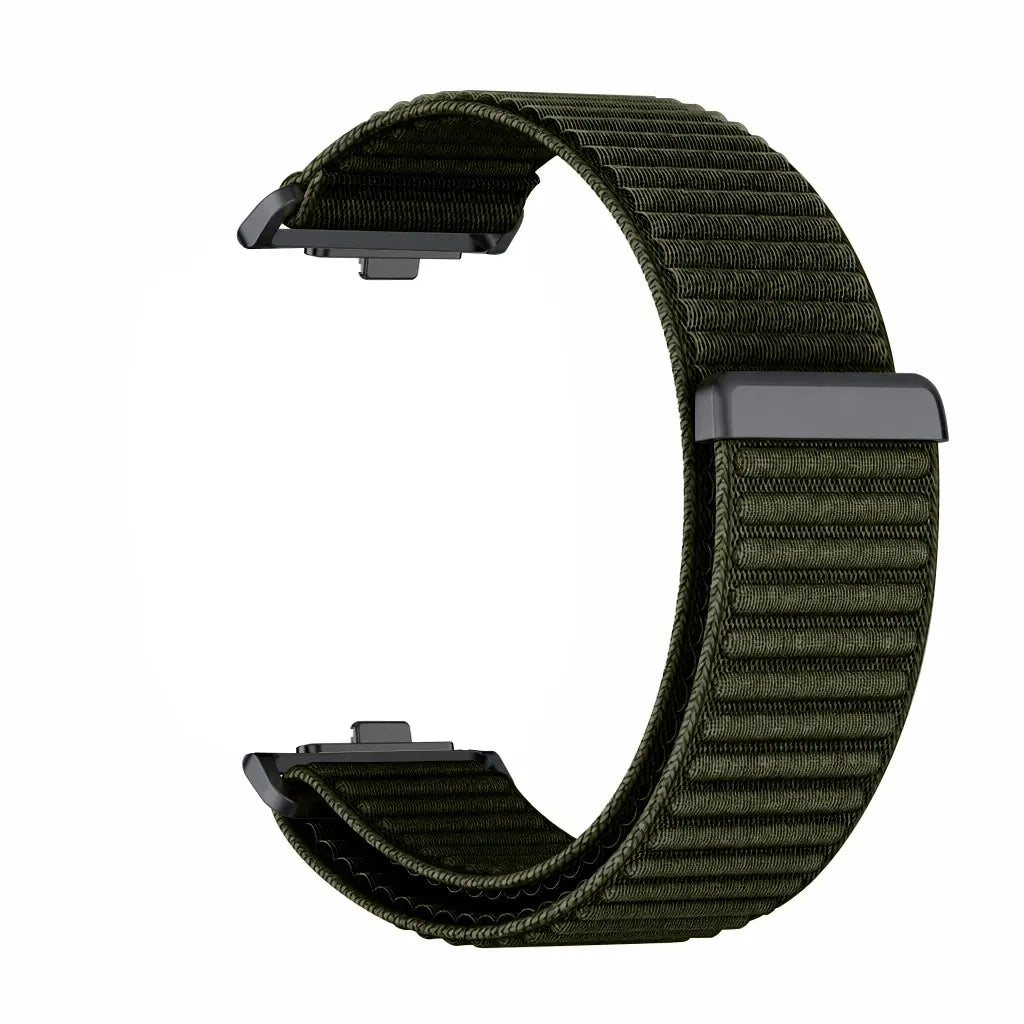 Redmi Watch 5 Wave Nylonarmband (Dunkelgrün)