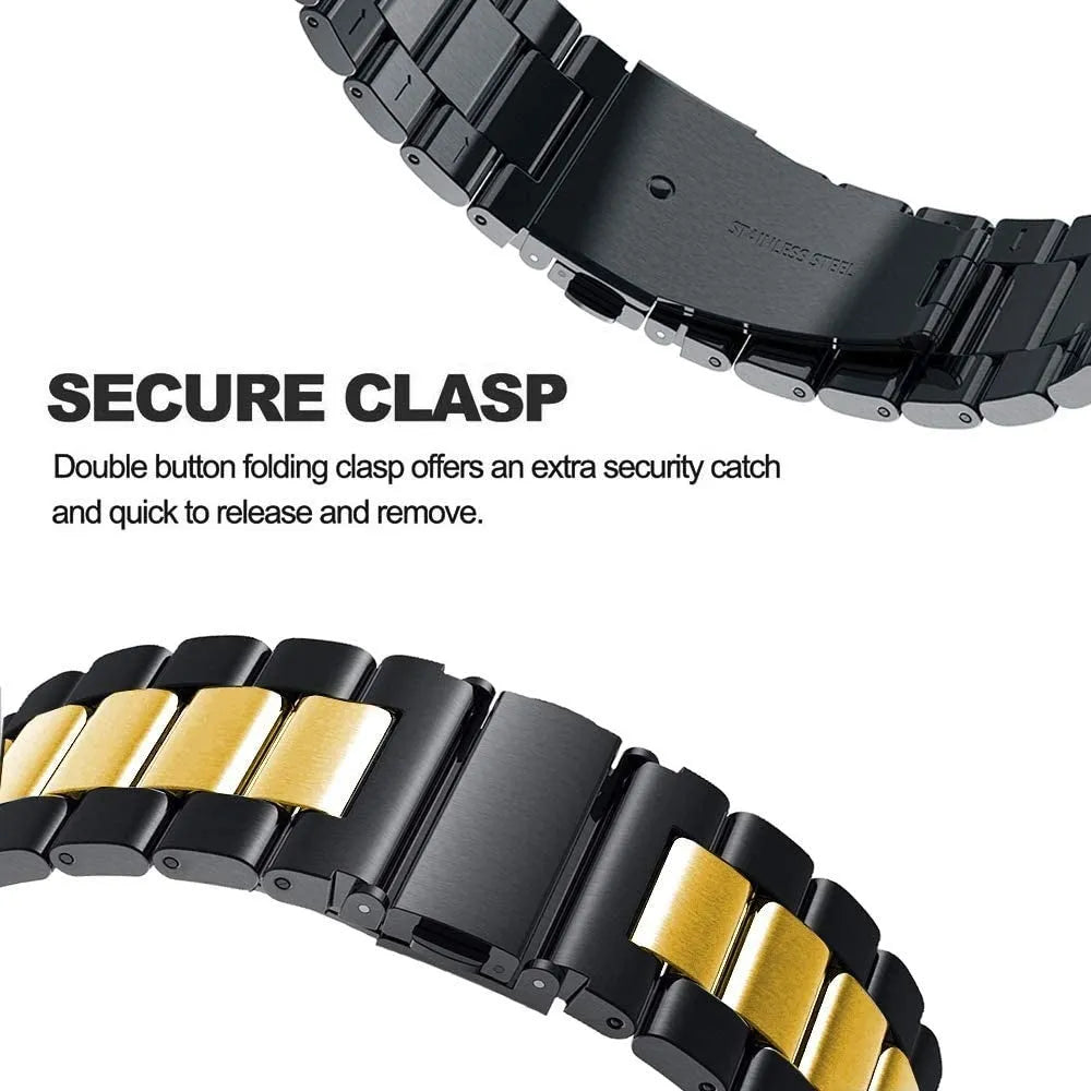 Polar Vantage V3 Stahlarmband (Schwarz/Gold)
