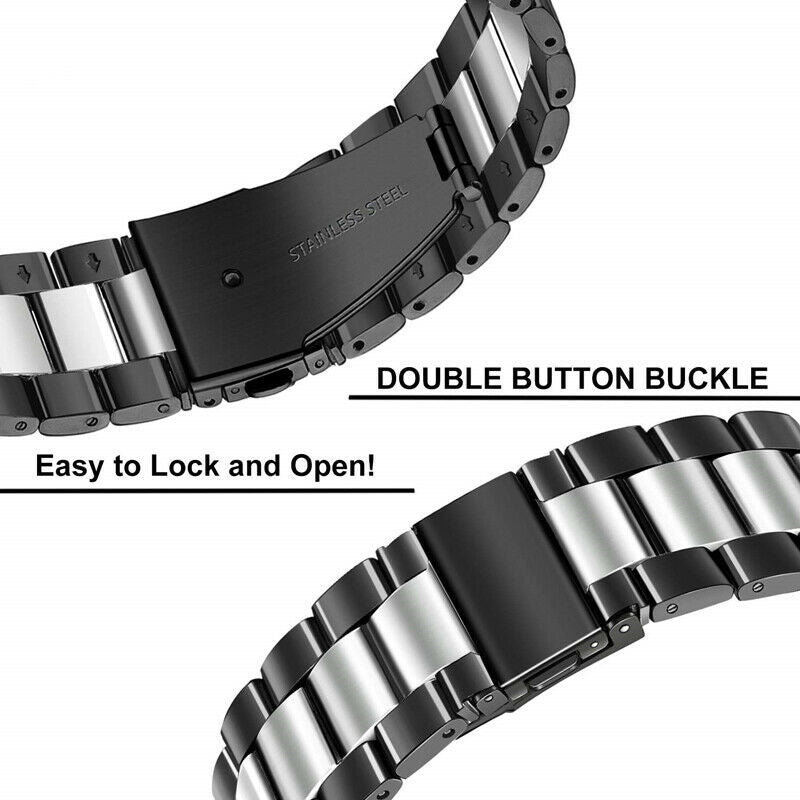 Garmin Vivoactive 6 Stahlarmband (Schwarz/Silber)