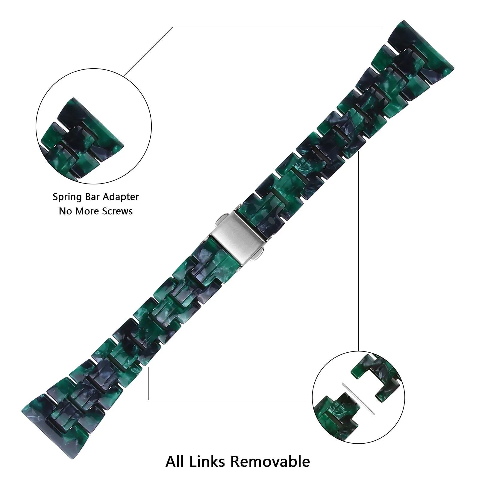 Amazfit GTR Mini Resin Strap (Green)