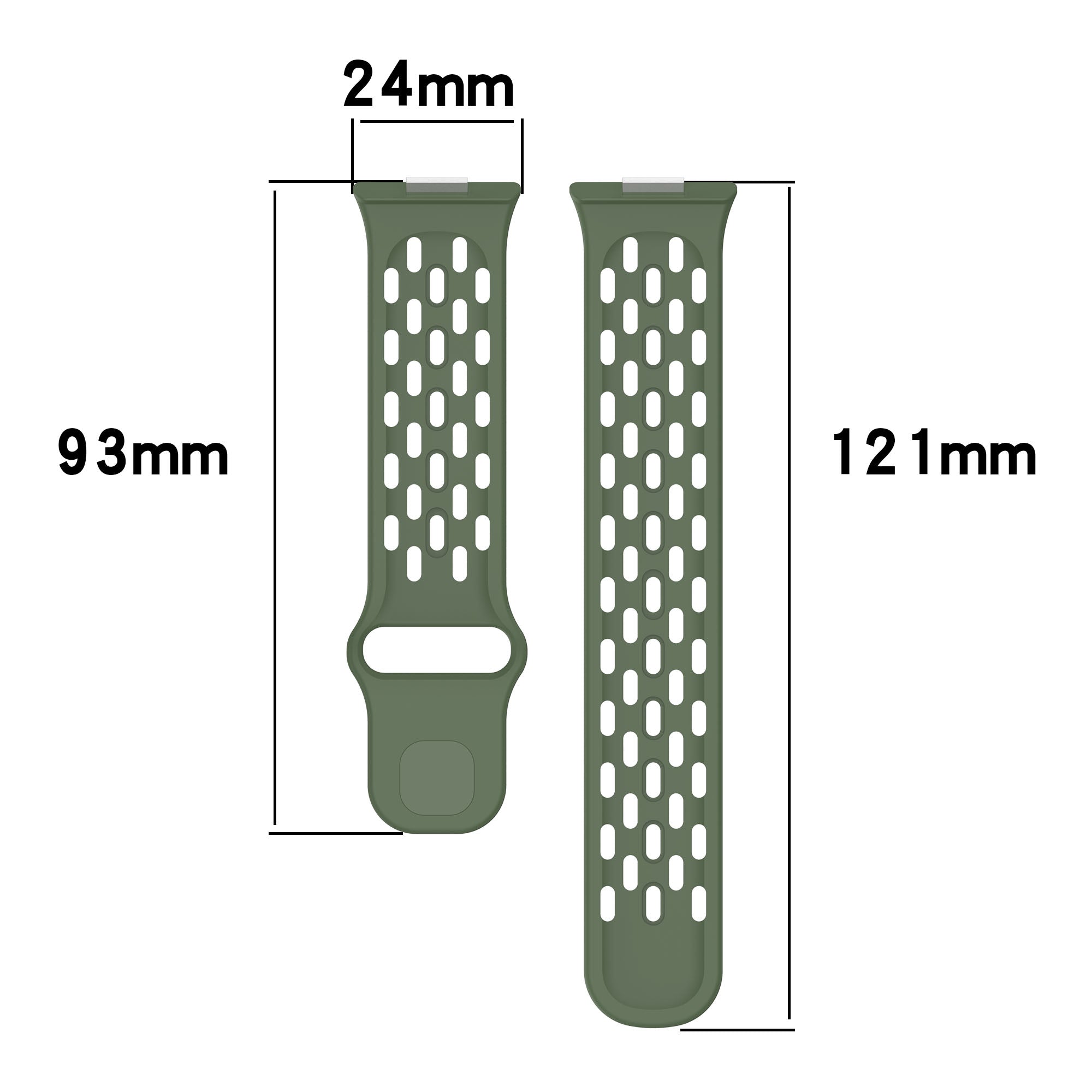 Xiaomi Smart Band 10 Pro Silicone Air Strap (Army Green)