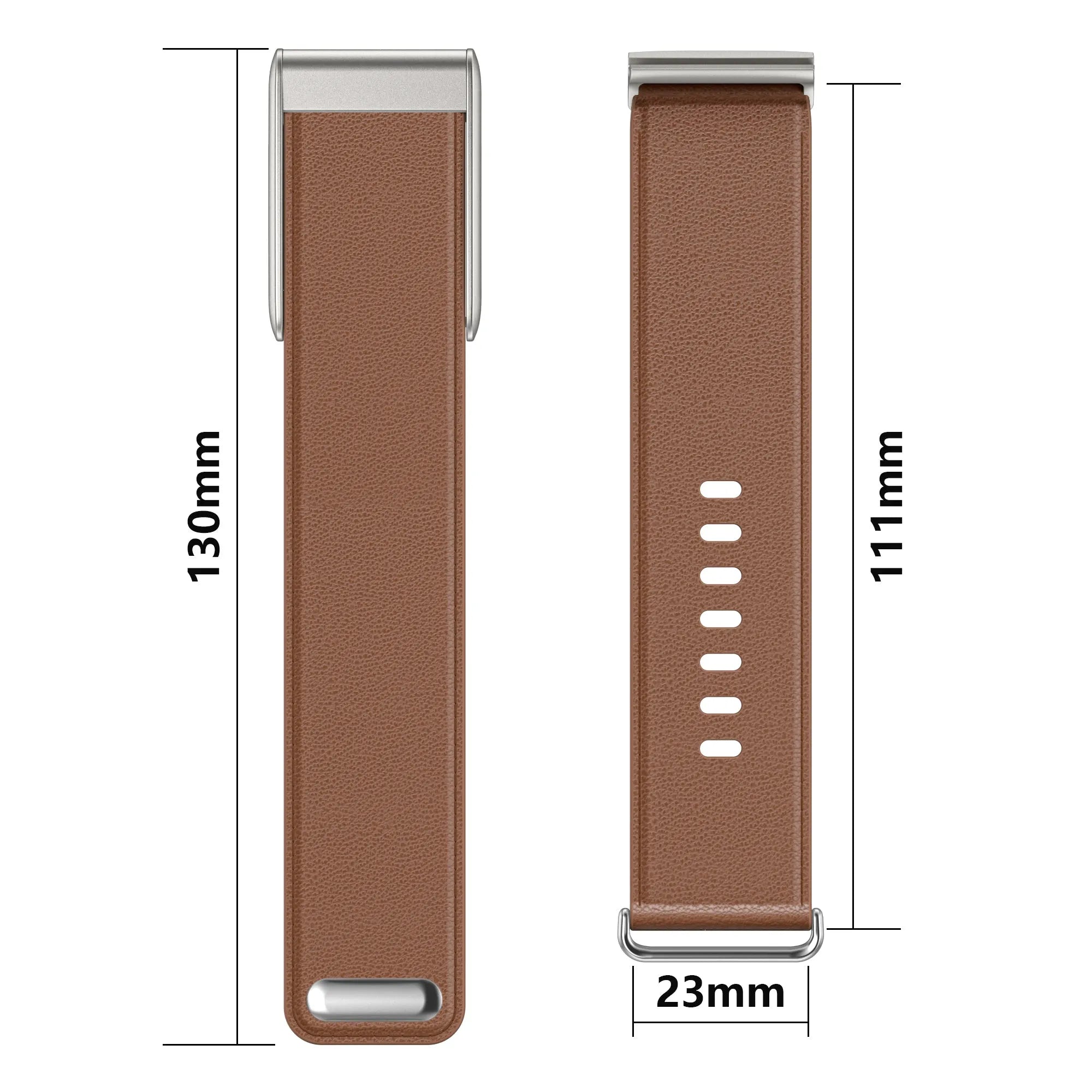 Kompatibel mit Whoop 5.0 Lederarmband (Braun)